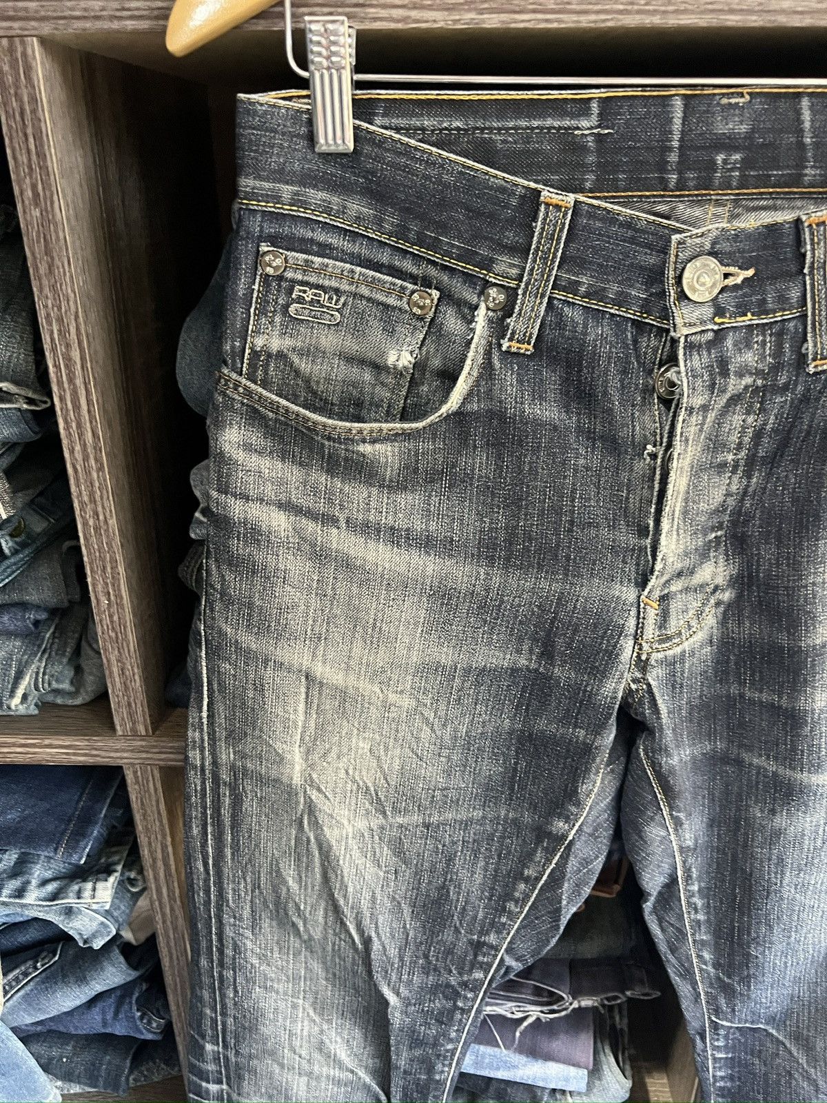 G-Star 🔥Made in Italy G-Star Raw Distressed Denim Size US 30 / EU 46 - 6 Thumbnail