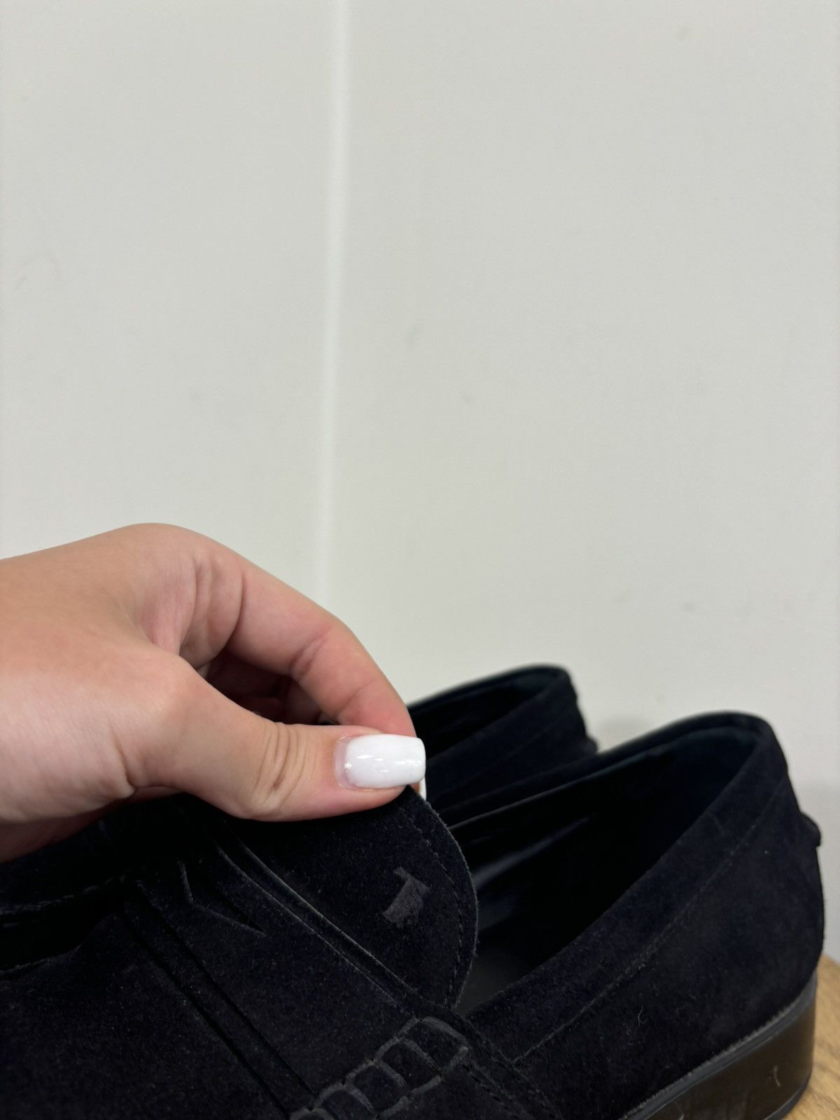 Tod's Tod’s Men’s Deep Black Luxury Suede Penny Loafers Shoes Size US 9 / EU 42 - 7 Thumbnail