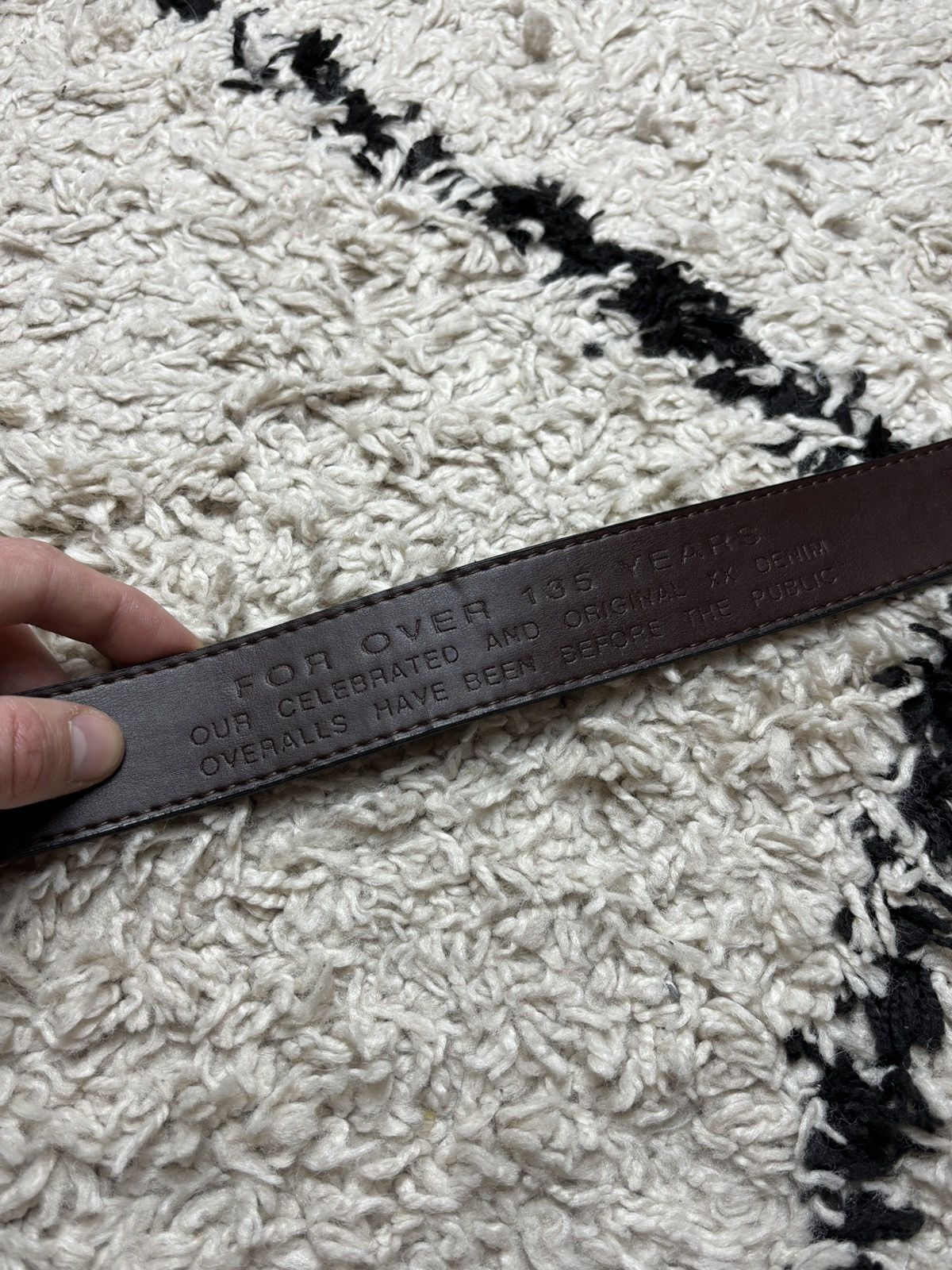 Genuine Leather × Levi's Levi’s 501 Real Leather Belt Size ONE SIZE - 7 Thumbnail