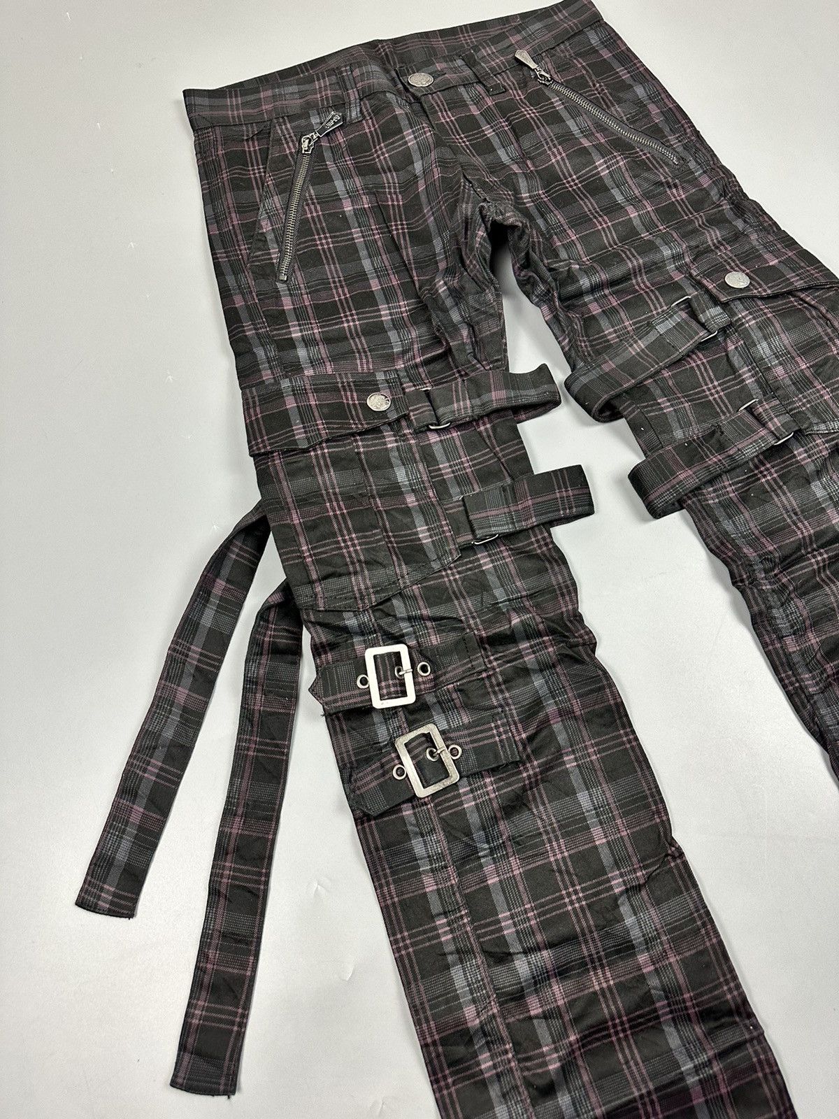 Seditionaries Vintage Bernings-Sho Punk Bondage Cargo Pants Size US 30 / EU 46 - 7 Thumbnail