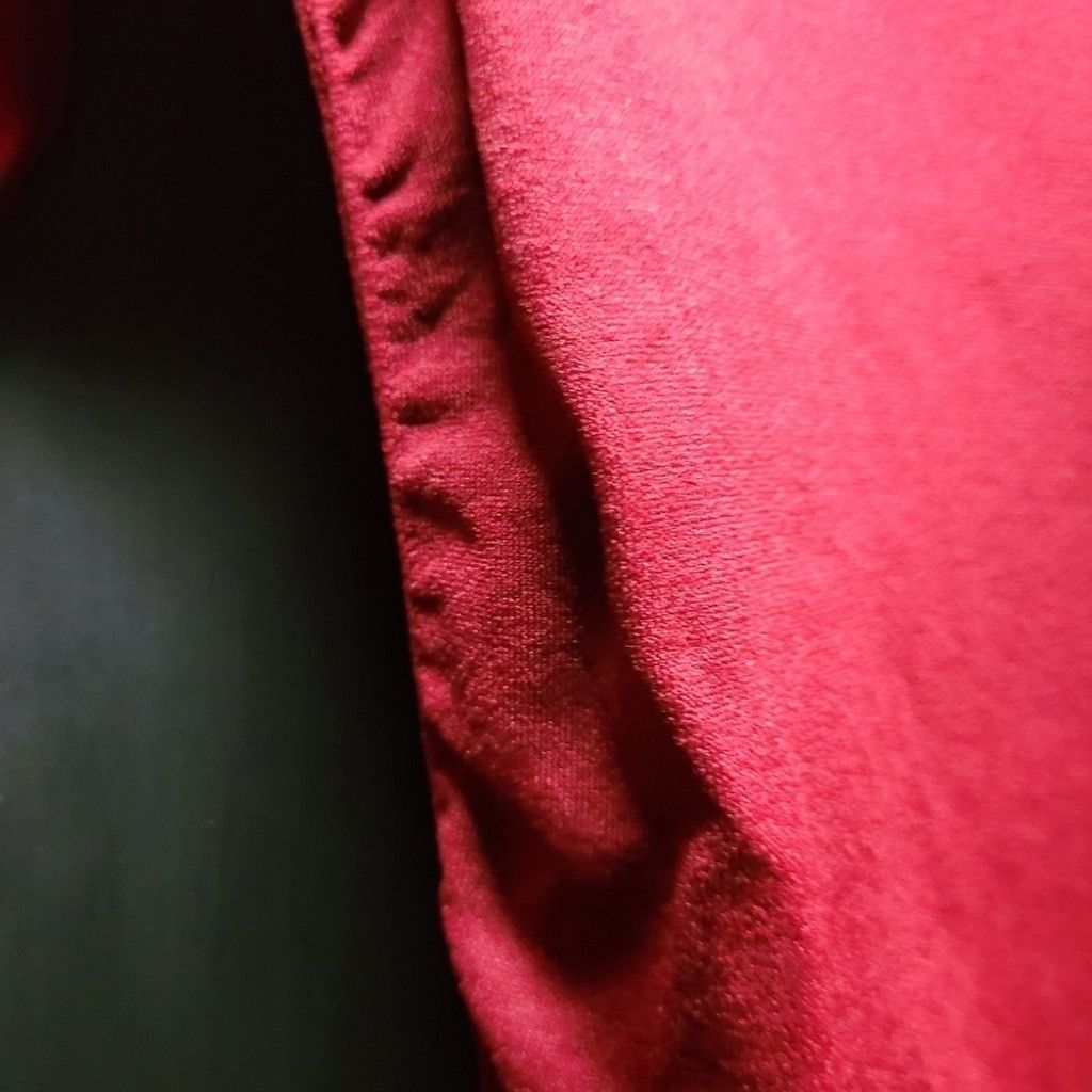 FILLES A PAPA Papaya, long sleeve ,side ruching,deep red, pre loved, small Size S / US 4 / IT 40 - 6 Thumbnail
