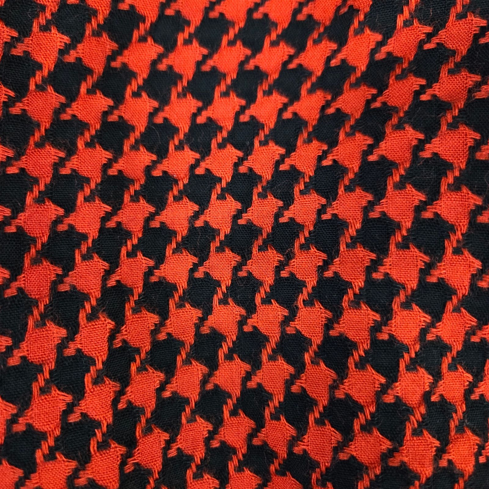 Vintage 80s Red Houndstooth Union Made Blazer Size Large Size XL / US 12-14 / IT 48-50 - 5 Thumbnail