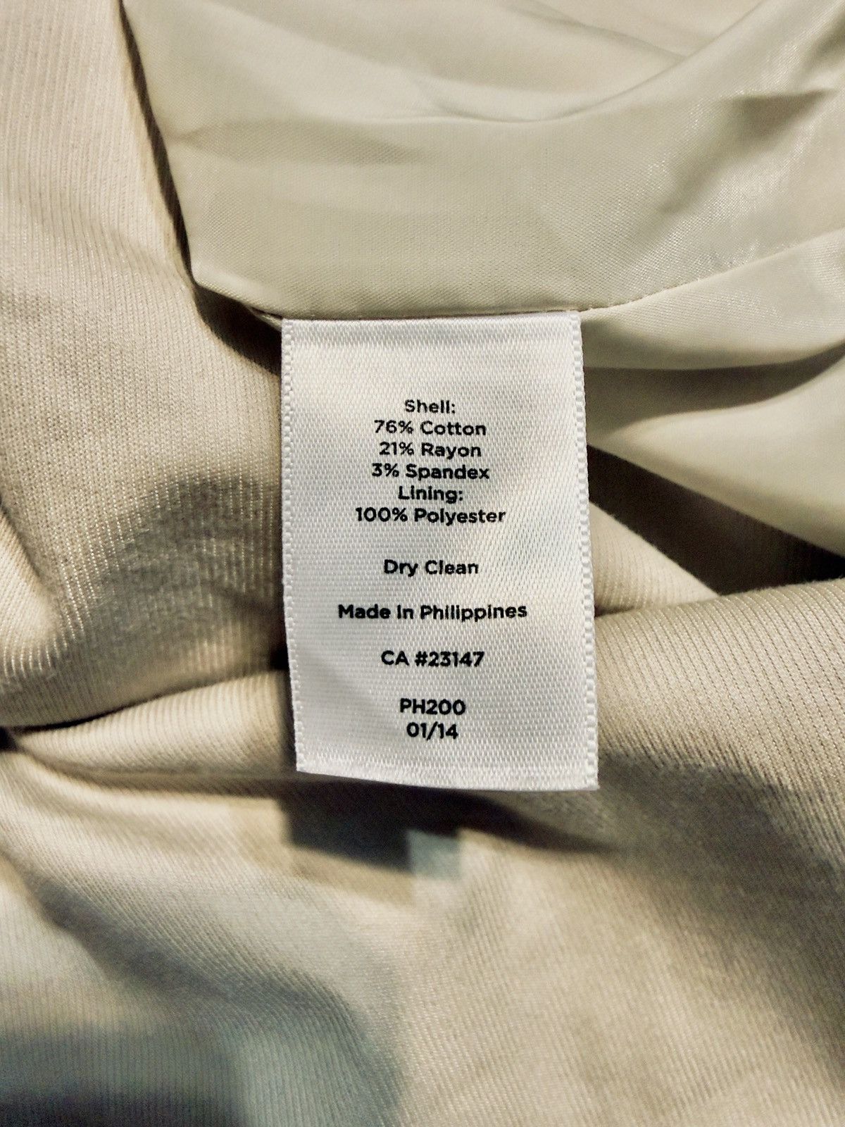Talbots Talbots Neutral Taupe Stretch Cotton Pencil Skirt – Size 12 Size 34" / US 12 / IT 48 - 5 Thumbnail