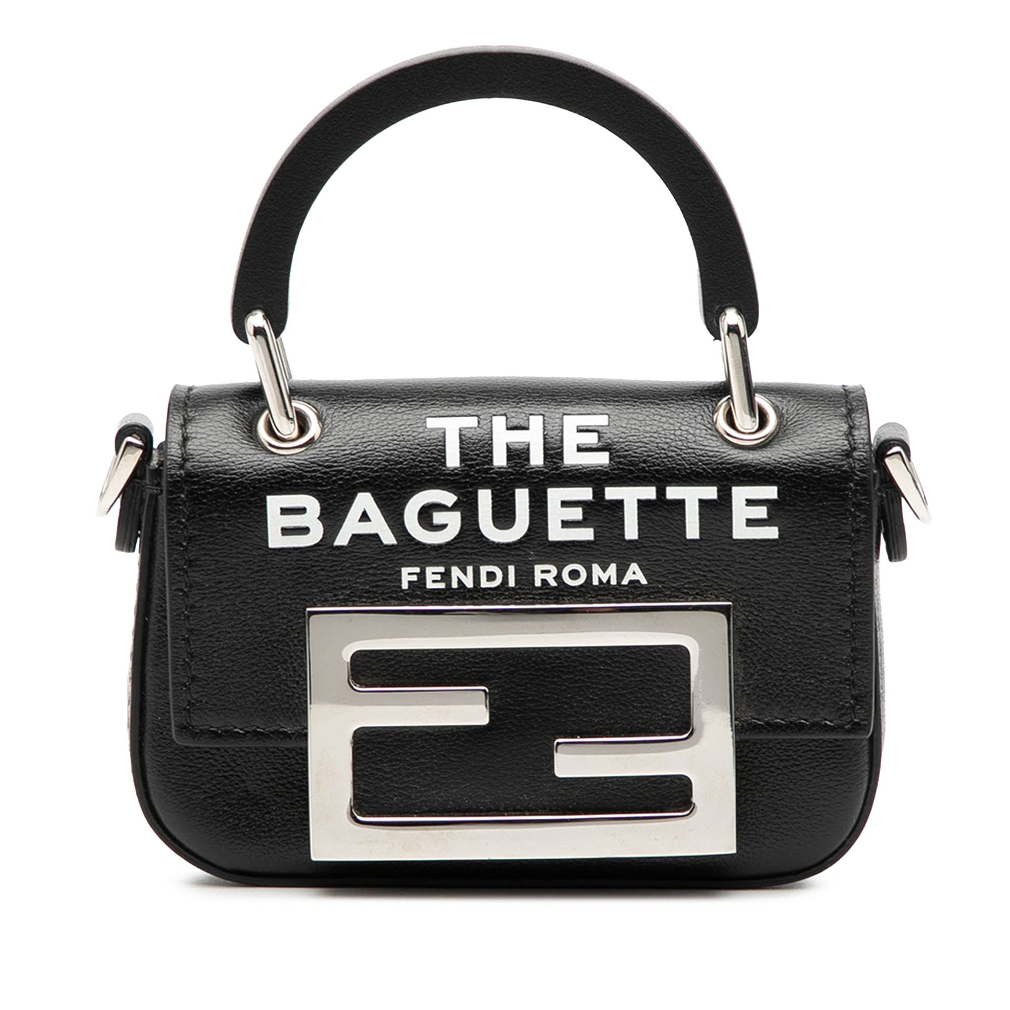 Fendi Fendi Nano Leather Maxi Handle Baguette Size ONE SIZE - 1 Thumbnail