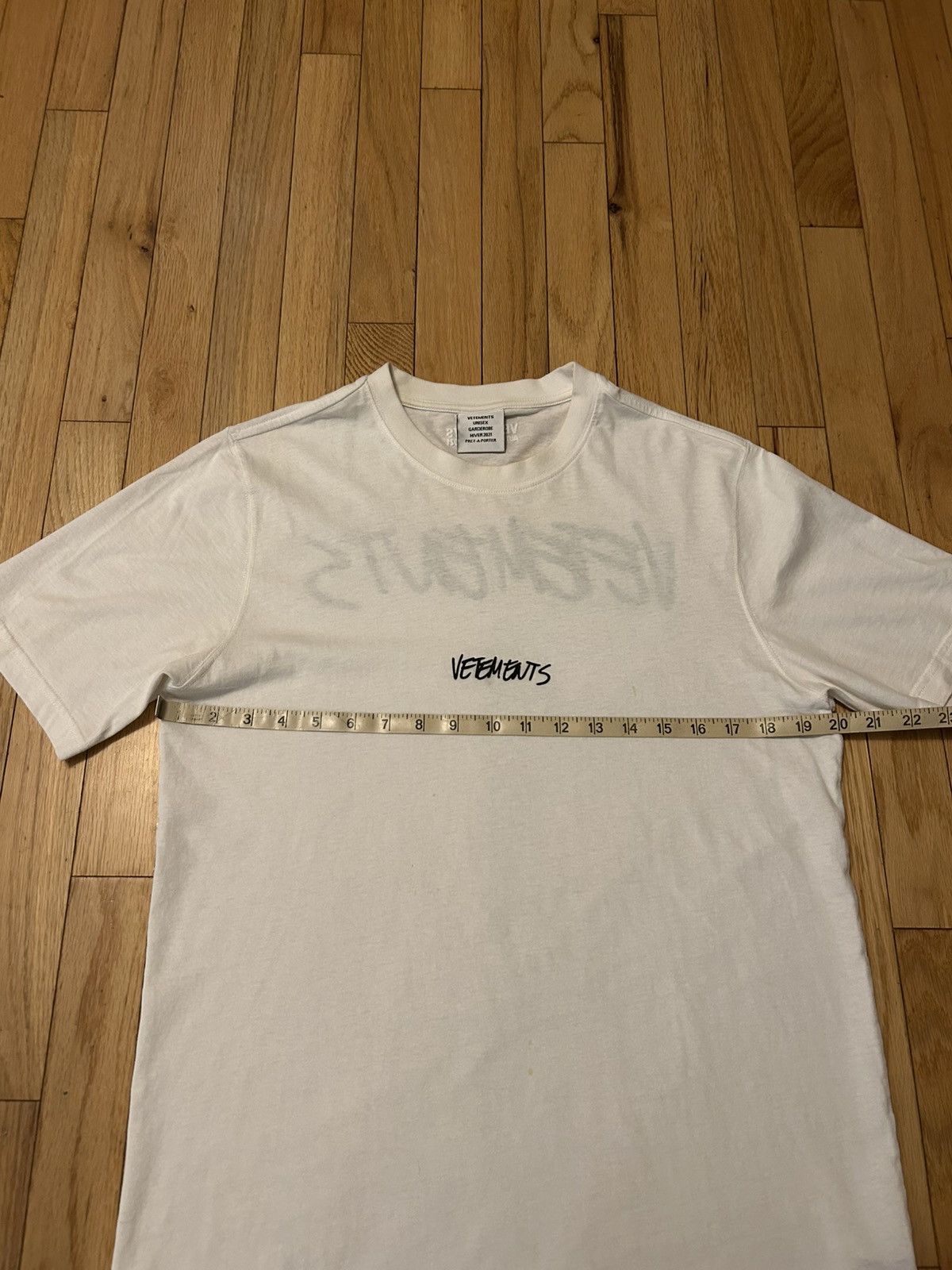 Vetements Vetements Written Logo Tee Size US XS / EU 42 / 0 - 12 Thumbnail