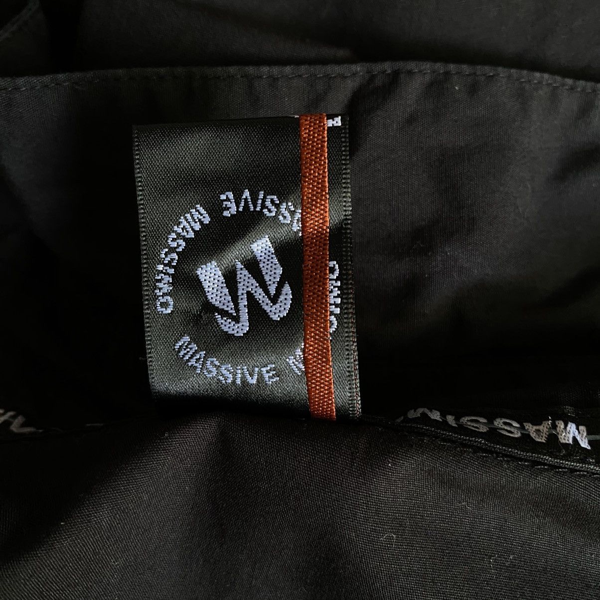 Japanese Brand × Massimo Osti MASSIVE MASSIMO Y2K PUNK Black Sheer Graphic Shirt Size US M / EU 48-50 / 2 - 12 Thumbnail