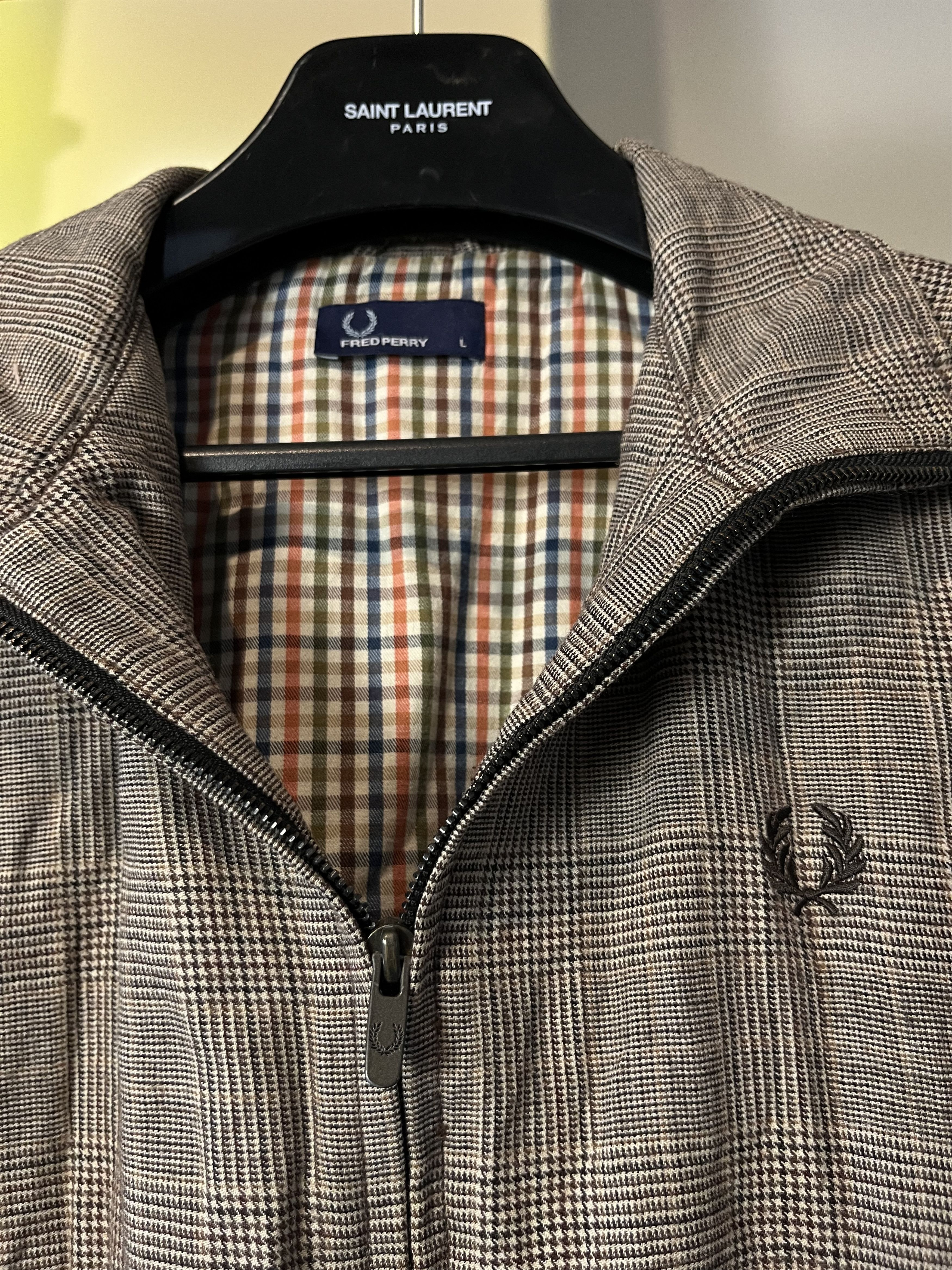 Fred Perry × Vintage Vintage Fred Perry Wool Jacket Size US L / EU 52-54 / 3 - 3 Thumbnail