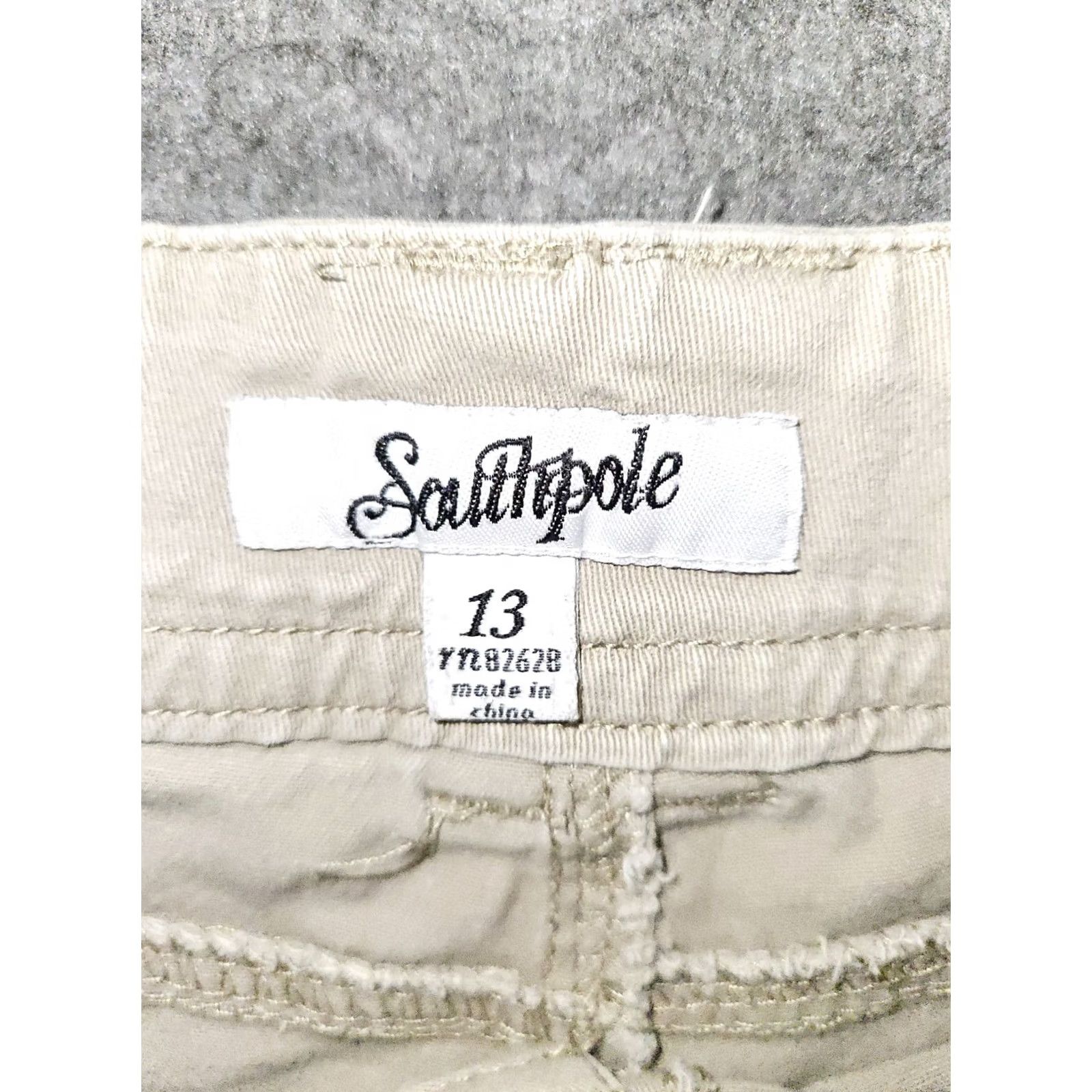 Southpole Southpole Straight Leg Pants Womens 13 Beige Low Rise Stretch Casual Hipster Khakis Mens? Womens Size 34" / US 12 / IT 48 - 2 Thumbnail