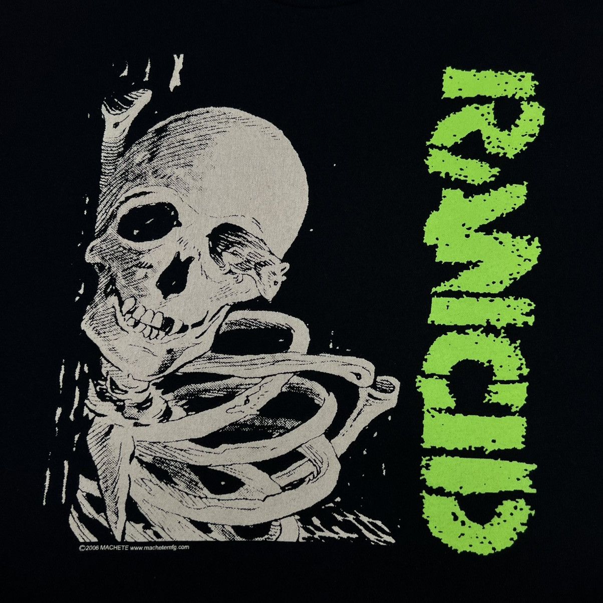 Band Tees Vintage 2006 Rancid Band Rock Skeleton Bones Logo T-shirt Size US L / EU 52-54 / 3 - 7 Thumbnail
