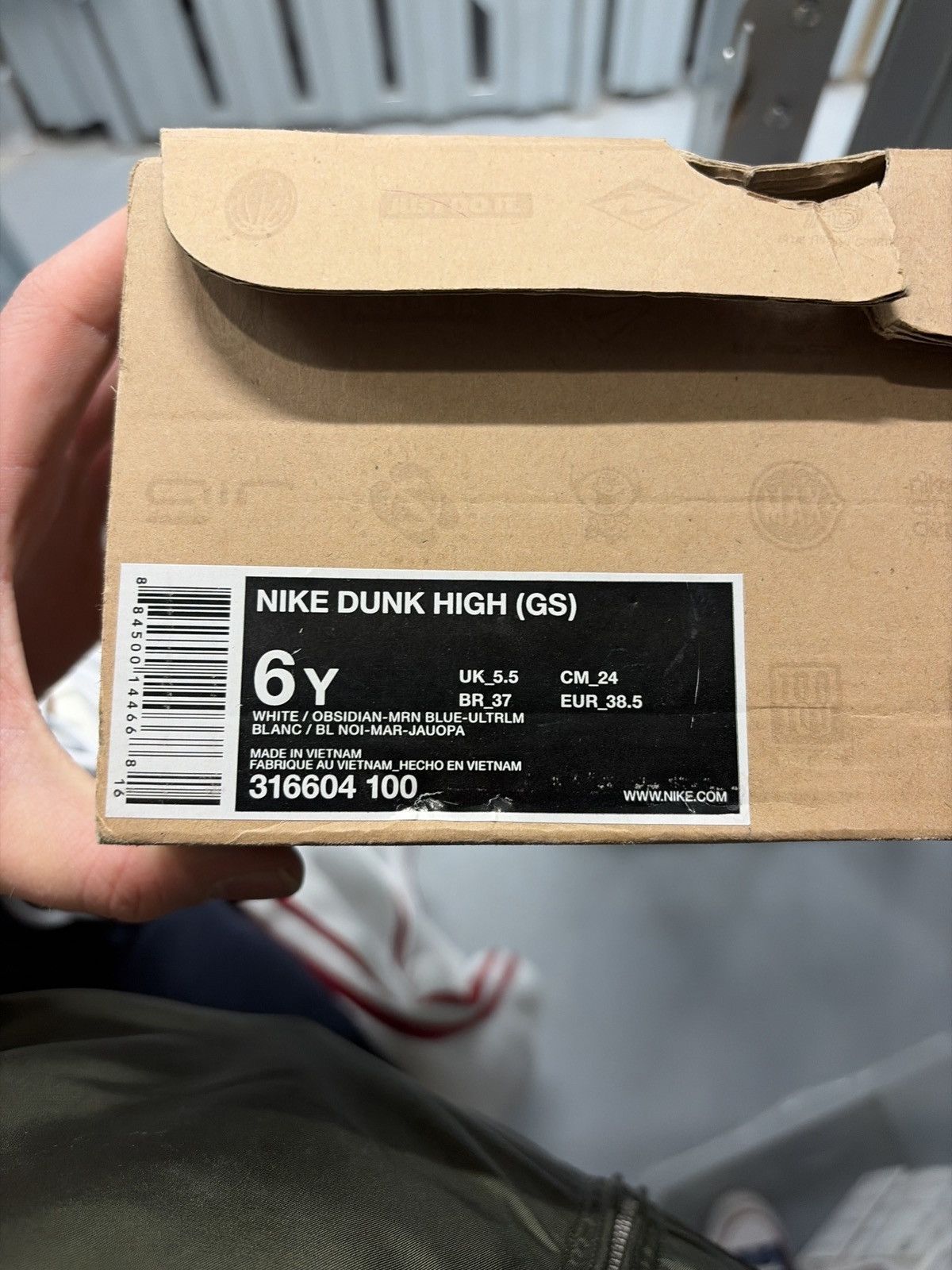 Nike Nike Dunk High GS Ripples Vintage Retro Y2K 2009 Rare Skate Size US 5.5 / EU 38 - 9 Thumbnail
