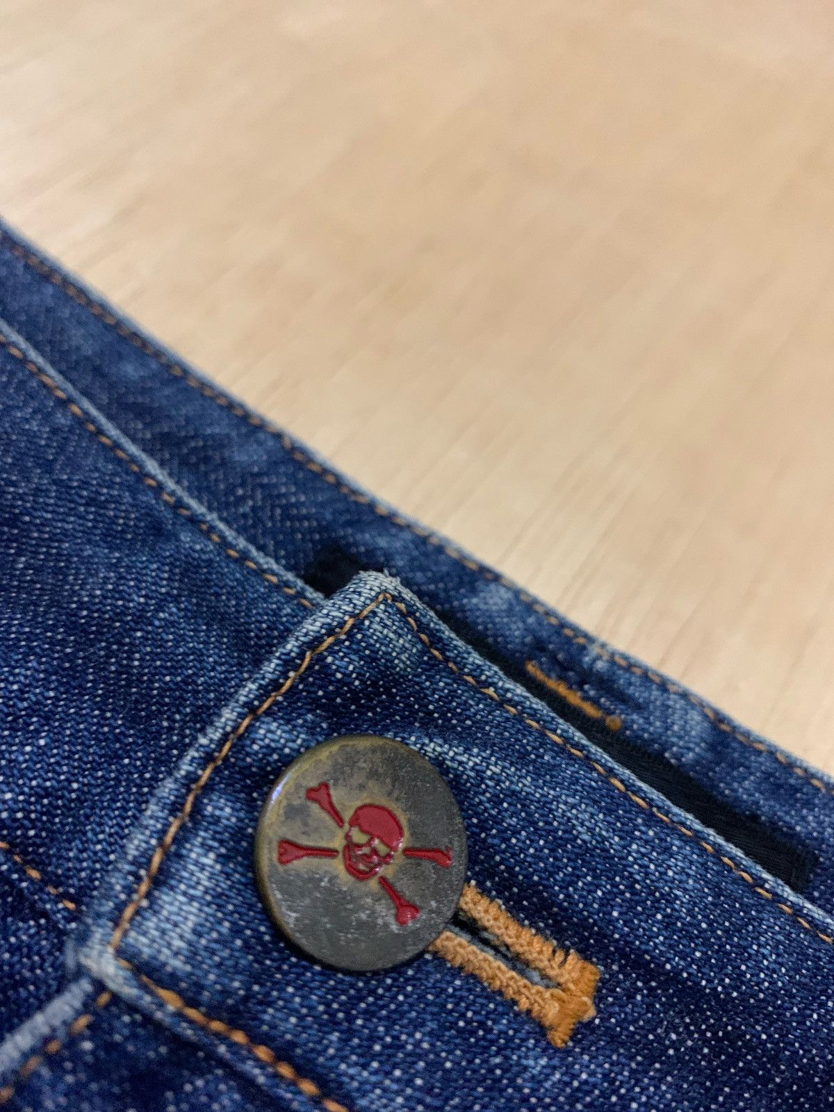 Hysteric Glamour × If Six Was Nine × Japanese Brand Tokyo Rock Super Lovers Skull Short Jeans Size US 29 - 6 Thumbnail