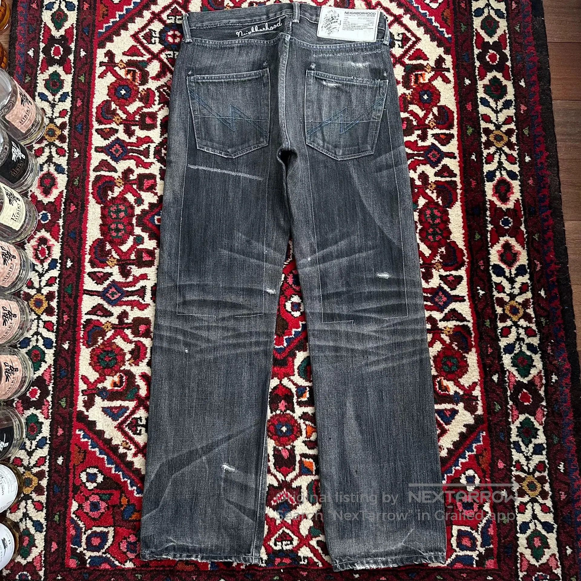 Neighborhood neighborhood nbhd faded denim pants mid size. Size US 30 / EU 46 - 2 Thumbnail