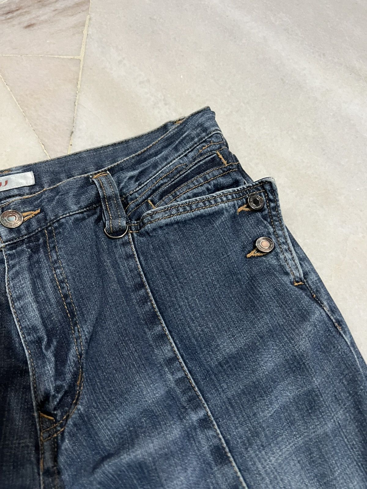 If Six Was Nine × Japanese Brand 🌈Vintage Japanese Brand UJ Flare Jean Size US 30 / EU 46 - 8 Thumbnail