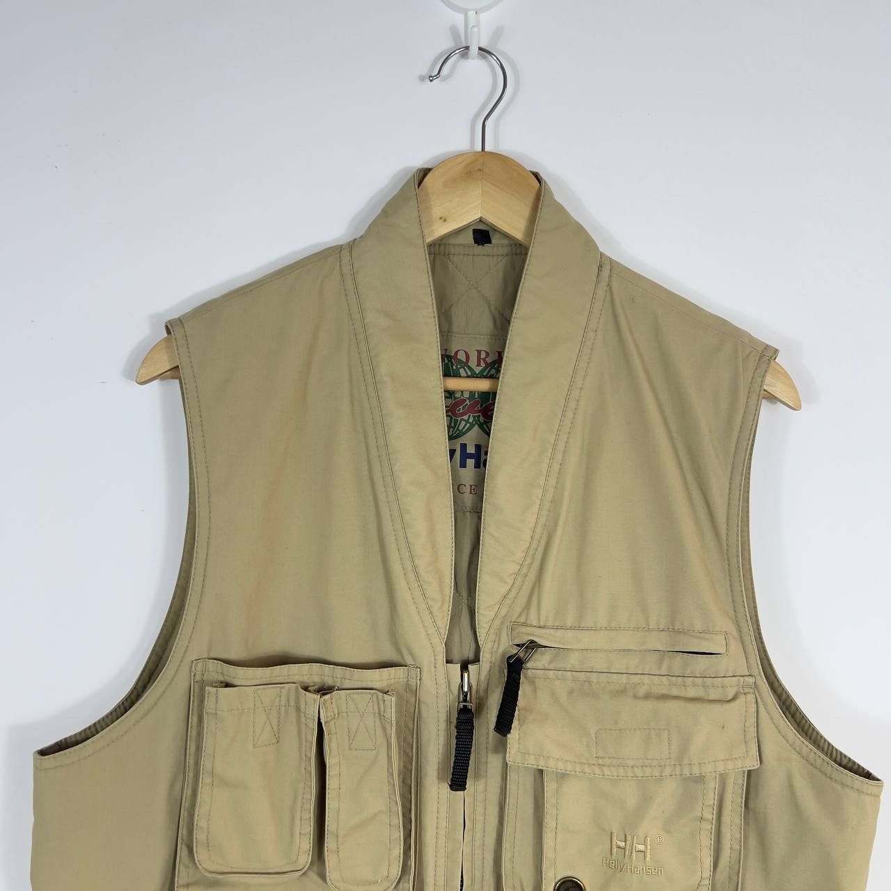 Helly Hansen Helly Hensen Vest Multi pocket Men’s Size M Beige Y2K Size US M / EU 48-50 / 2 - 2 Thumbnail
