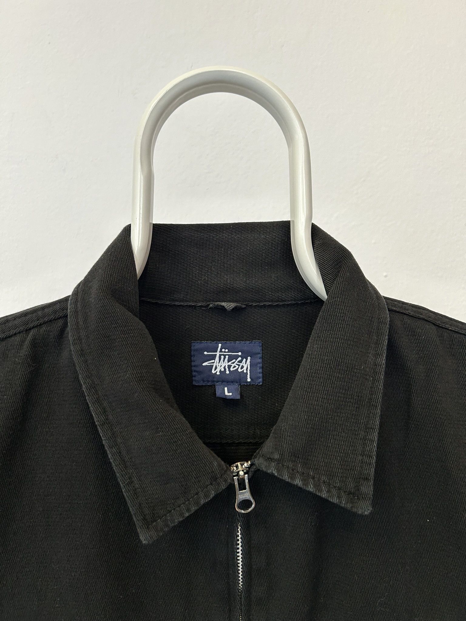 Stussy Vintage stussy zip overshirt jacket Size US L / EU 52-54 / 3 - 13 Thumbnail