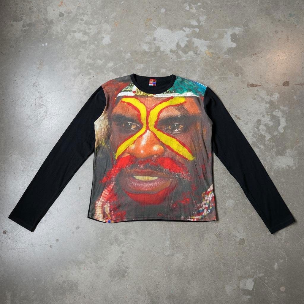 Desigual The Desigual Tribal Painted Face Tee Size US L / EU 52-54 / 3 - 1 Thumbnail