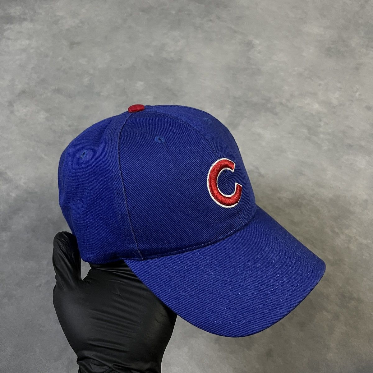 MLB 90s Chicago Cubs MLB Authentic Strapback Hat Twins Enterpris Size 34 - 6 Thumbnail