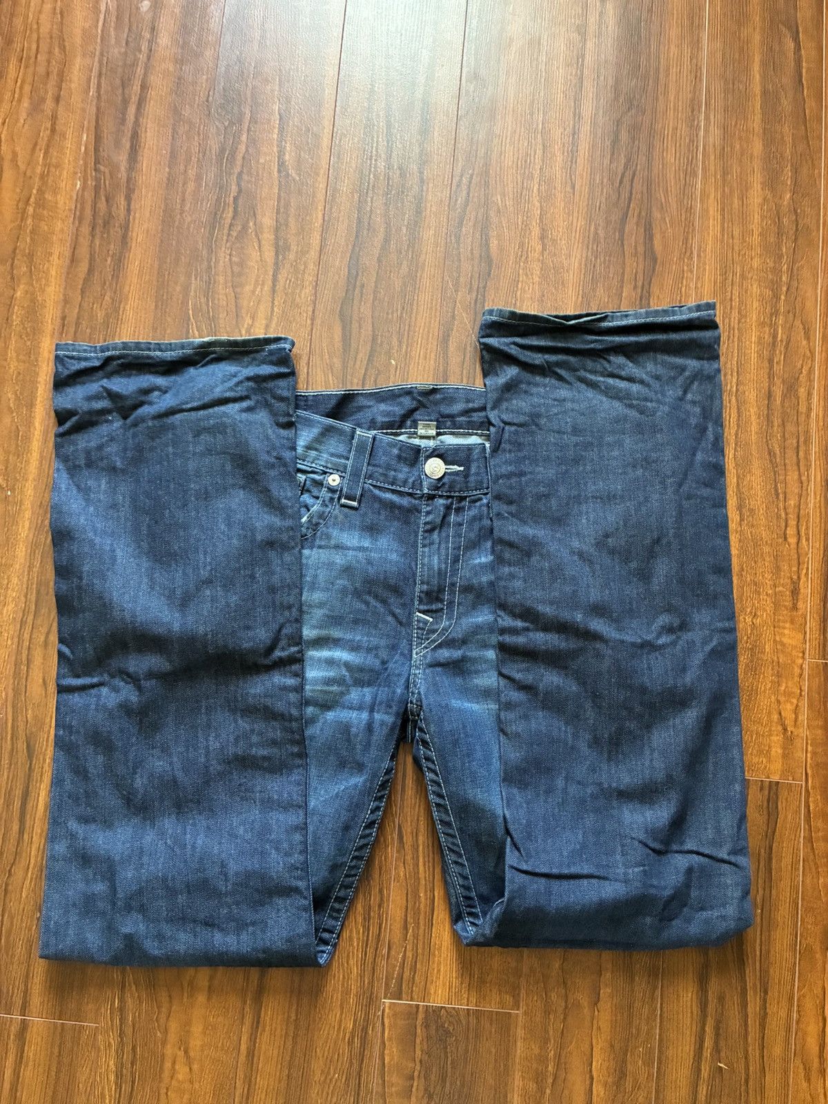 True Religion Vintage True Religion World Tour Straight Jeans Made In USA Size US 34 / EU 50 - 4 Thumbnail