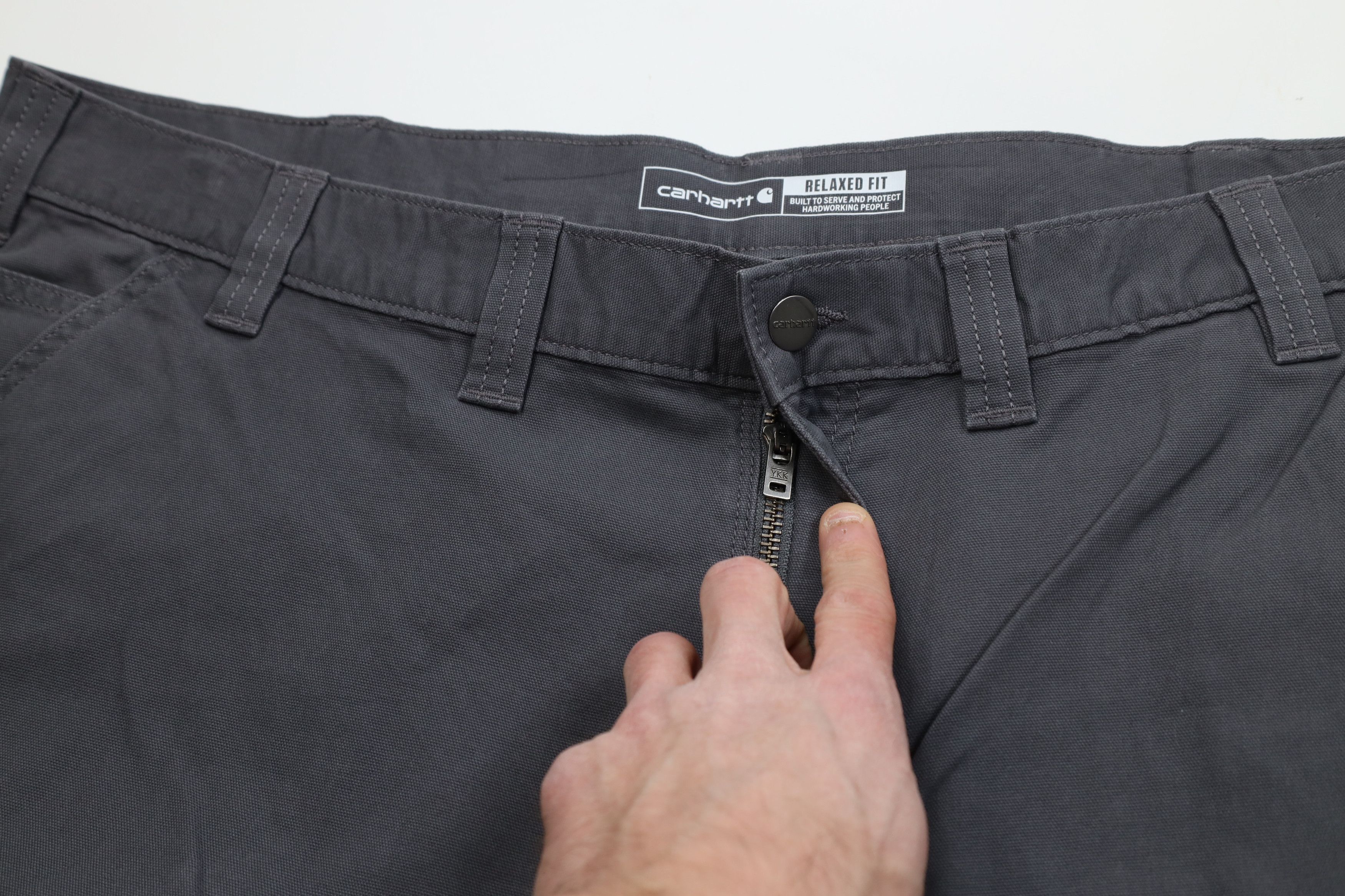 Carhartt Deadstock Y2K Carhartt Fit Stretch Wide Leg Dungaree Pants Size US 44 / EU 60 - 5 Thumbnail