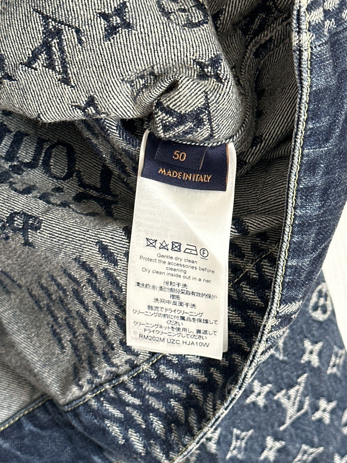 Louis Vuitton LV x Nigo Denim Jacket Size 50 Size US M / EU 48-50 / 2 - 13 Thumbnail