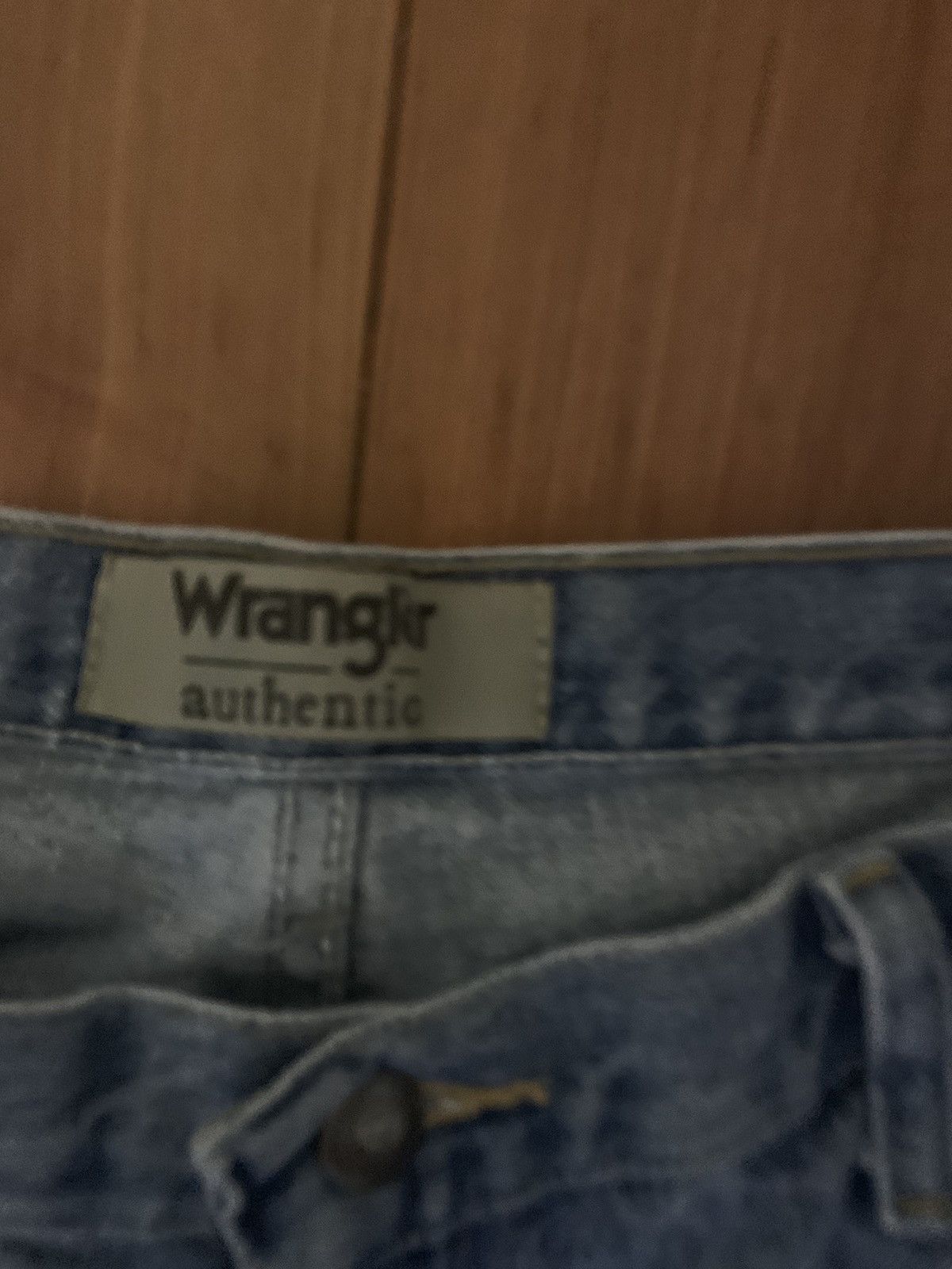 Vintage × Wrangler Wrangler Men’s Authentic Relaxed Fit Jeans - Medium Blue Size US 38 / EU 54 - 2 Thumbnail