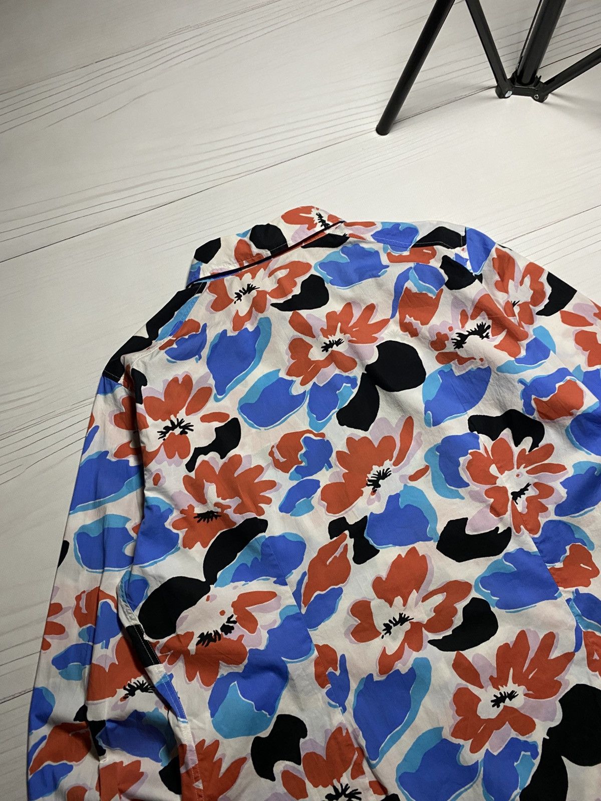 Etro Etro Multicolor Floral Cotton Blend button up Shirt Size XL / US 12-14 / IT 48-50 - 12 Thumbnail