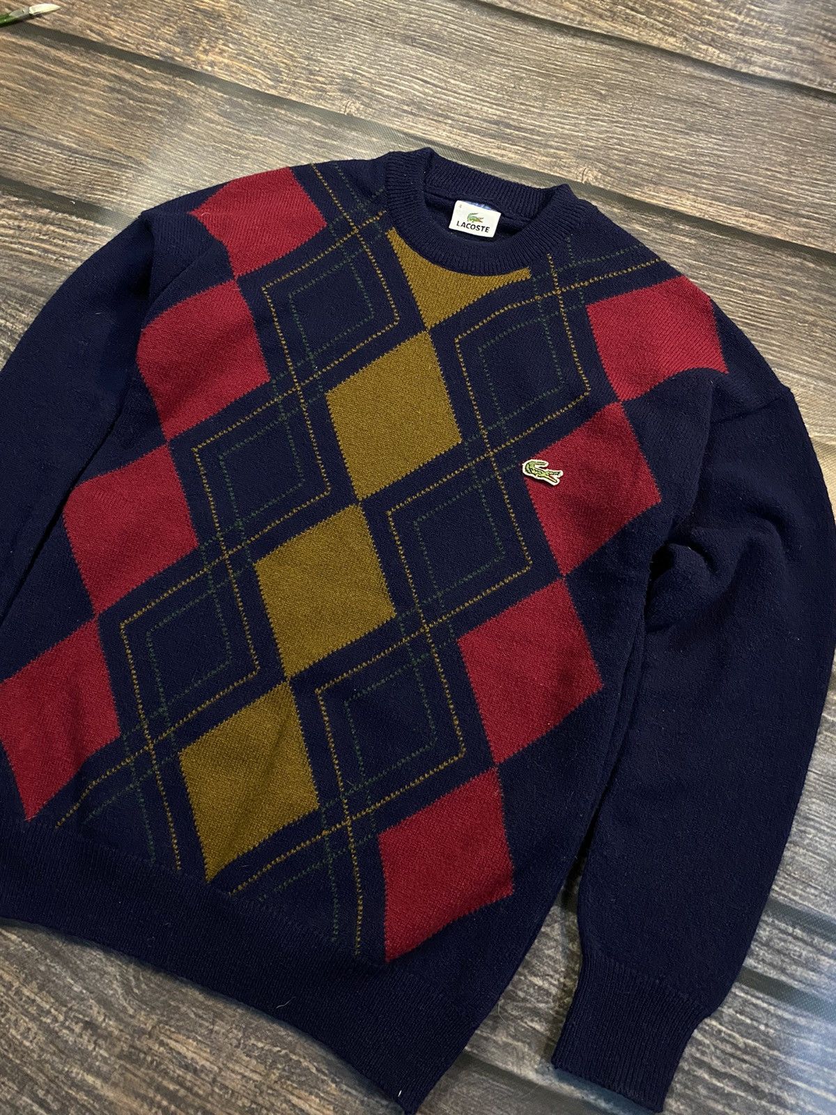 Lacoste ⚡️LACOSTE WOOL SWEATER Size US S / EU 44-46 / 1 - 4 Thumbnail