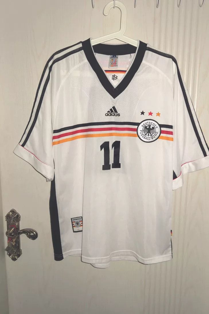 Other 1998 Germany #11 Ulf Kirsten Jersey Home Size US M / EU 48-50 / 2 - 1 Thumbnail