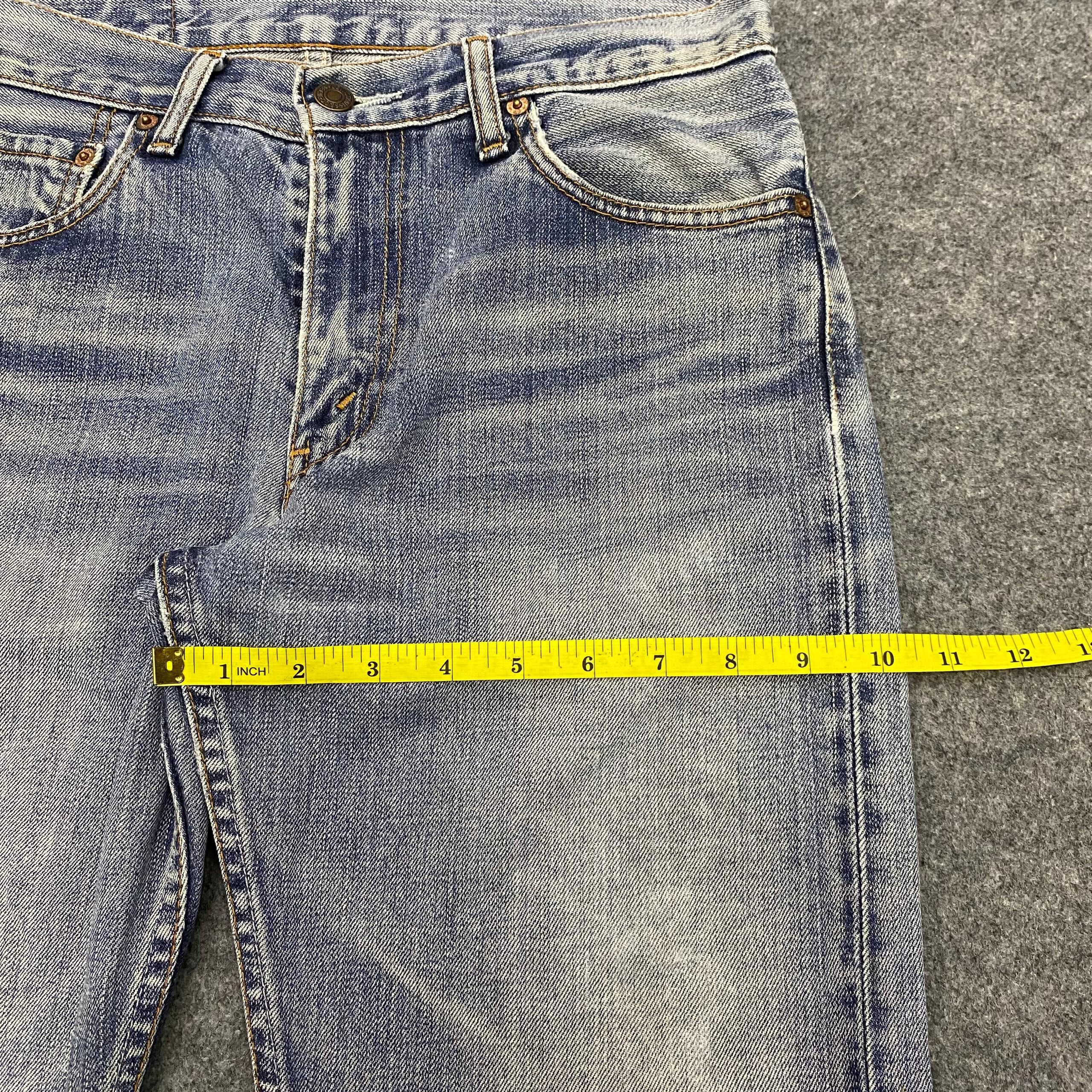 Levi's Vintage Levis 505 Distressed Denim Kurt Cobain Style Size US 31 - 5 Thumbnail