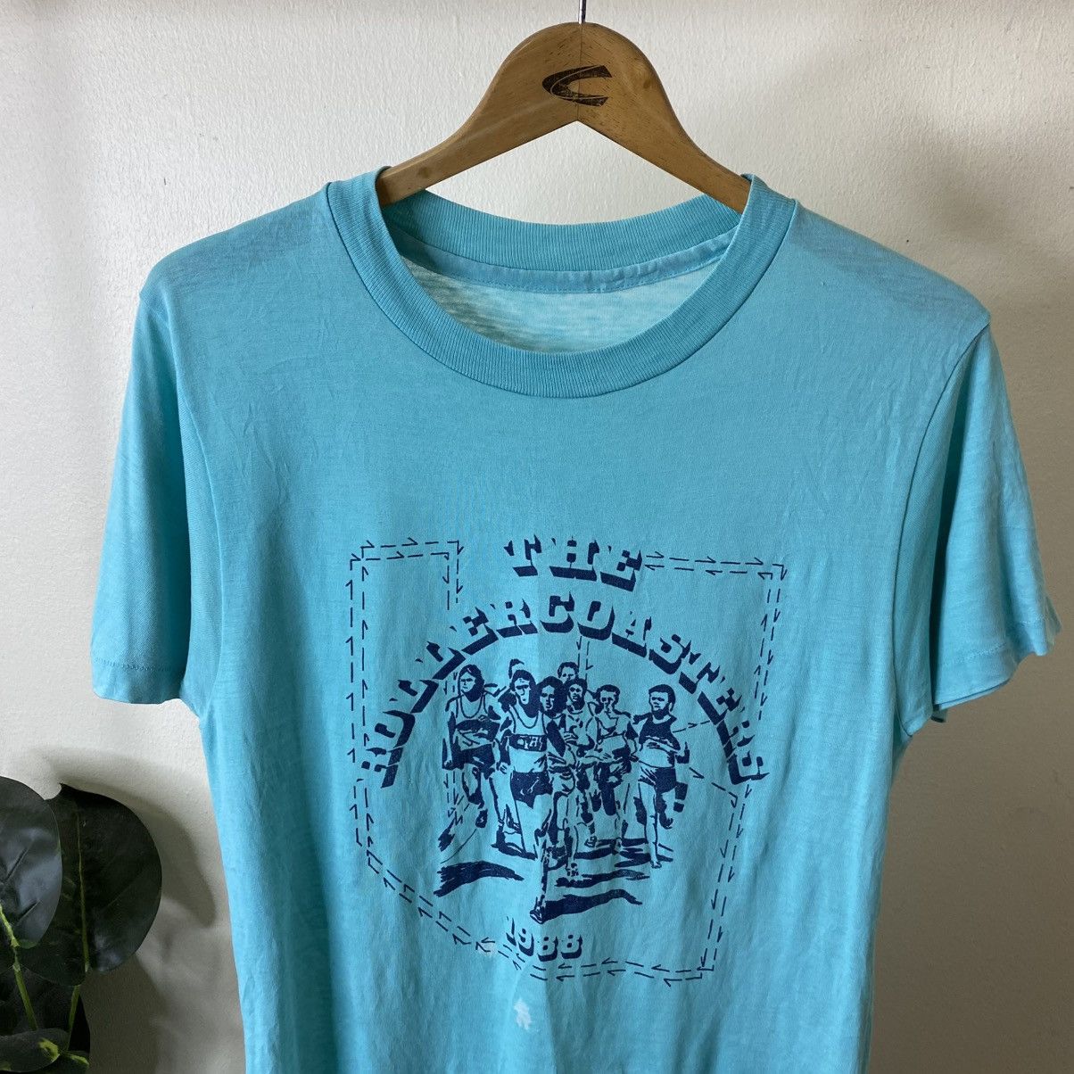 Vintage Vintage 1988 The Rollercoasters Marathon Running Promo Tee Size US S / EU 44-46 / 1 - 2 Thumbnail