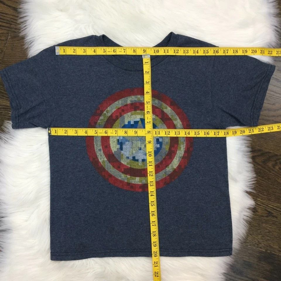 Marvel Comics Marvel Avengers Captain America Graphic tee Youth M Adult XS Size US XS / EU 42 / 0 - 8 Thumbnail