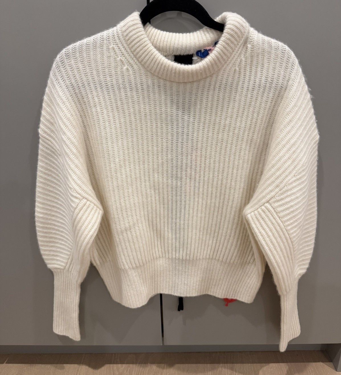 NakedCashmere Naked Cashmere NONAME Chloe Zip Back Cashmere Sweater Ivory Size S / US 4 / IT 40 - 3 Thumbnail