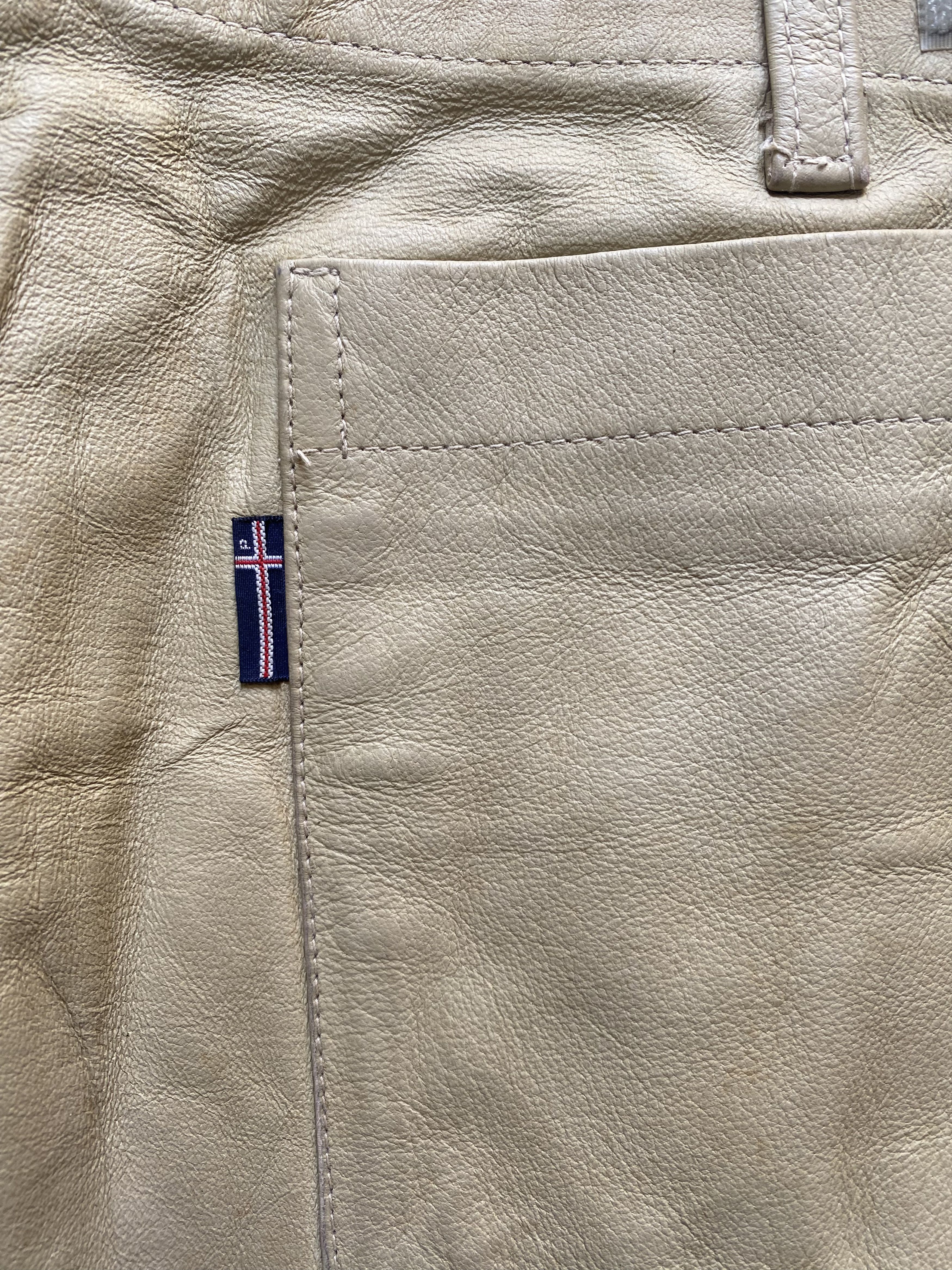 Japanese Brand × PPFM PPFM Leather Short Vtg Size US 30 / EU 46 - 4 Thumbnail