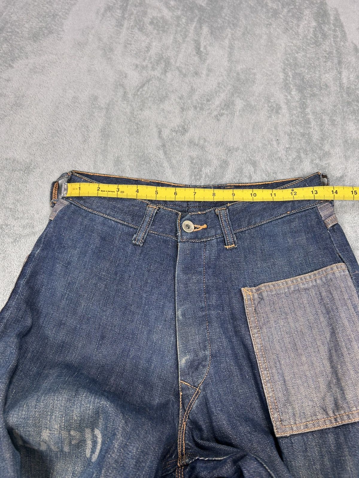 Vintage Vintage Army Denim Jeans S0298 Size US 27 - 7 Thumbnail