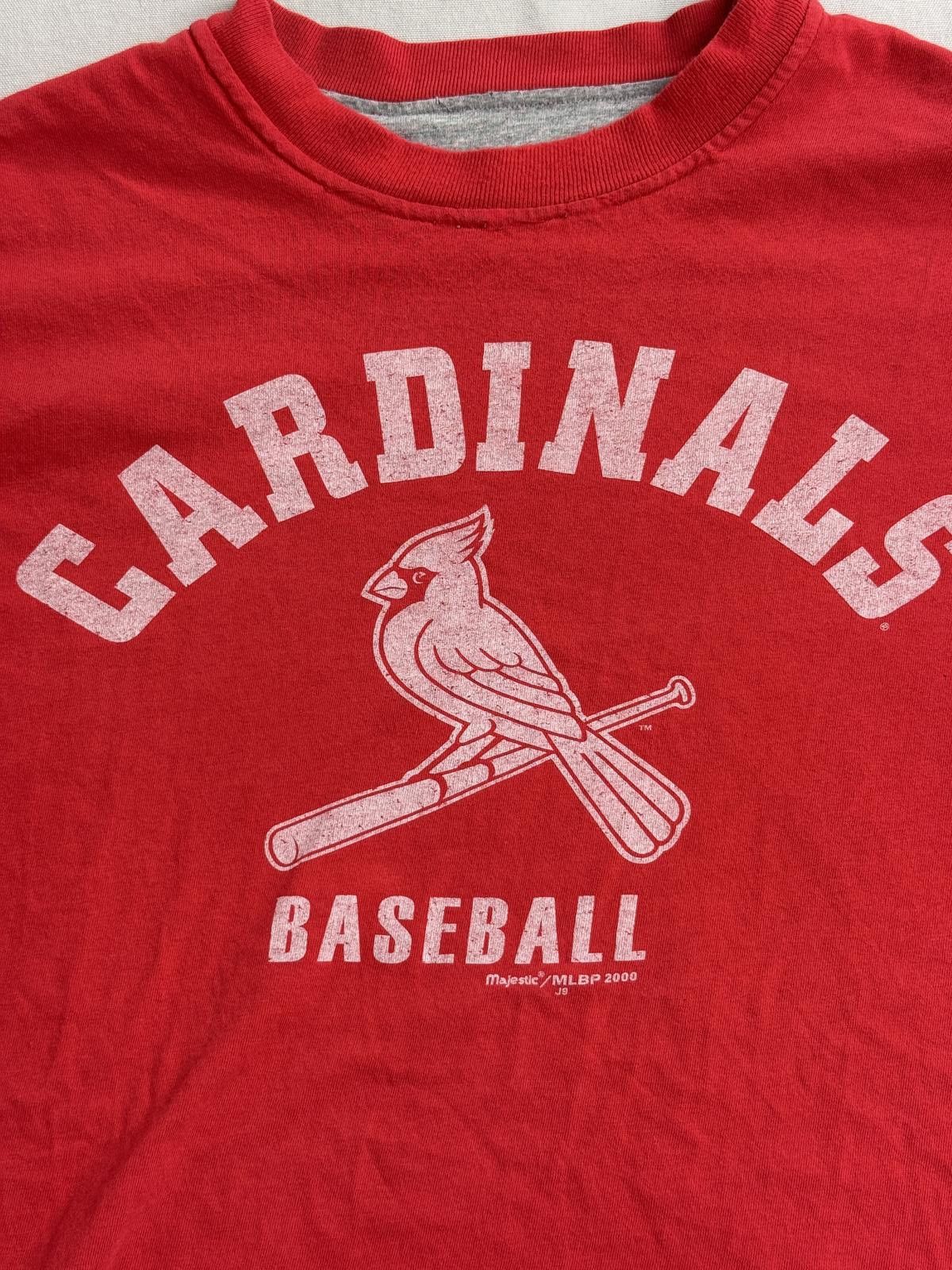 Other Vintage St Louis Cardinals Baseball T-shirt 2000 2 Tees in 1 Size US XXL / EU 58 / 5 - 7 Thumbnail