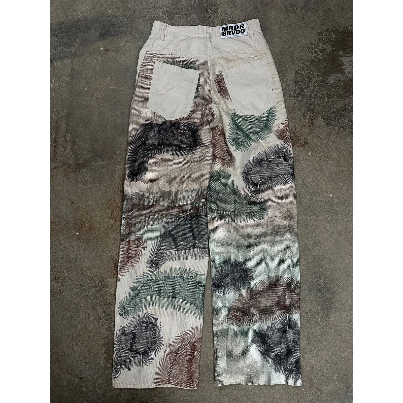 Who Decides War WDW Camouflage Embroidery Pants New 30 With Tags Size US 30 / EU 46 - 2 Thumbnail