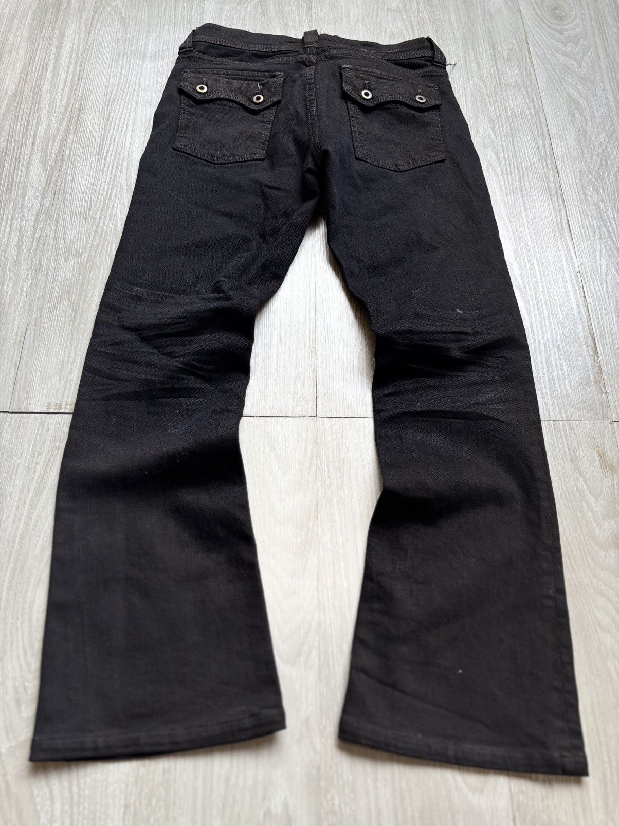 Japanese Brand Dmg lace up flare jeans Size US 26 / EU 42 - 3 Thumbnail