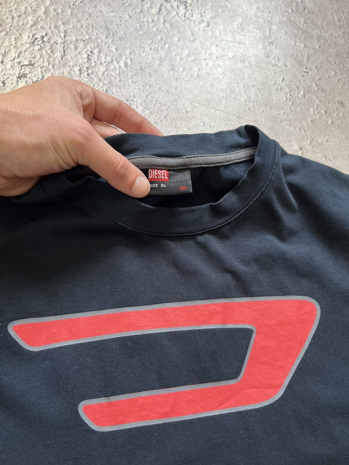 Diesel × Vintage Vintage Diesel Long Sleeve T Shirt Logo Avant Garde Size US L / EU 52-54 / 3 - 4 Thumbnail