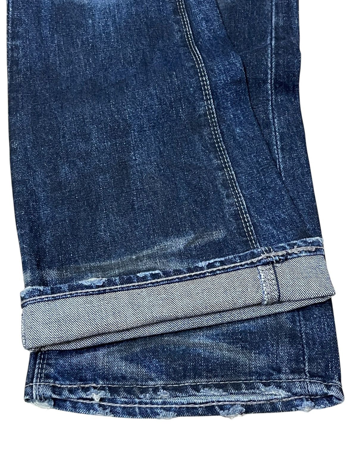 GOSTAR DE FUGA Japanese fashion FUGA/GOSTAR DE FUGA whiskers flared jeans Size US 31 - 12 Thumbnail