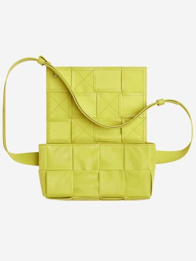 Bottega Veneta o1loc1c0325 Size: OS / 651053 Cassette Belt Bag in Acid Kiwi Size ONE SIZE - 4 Thumbnail