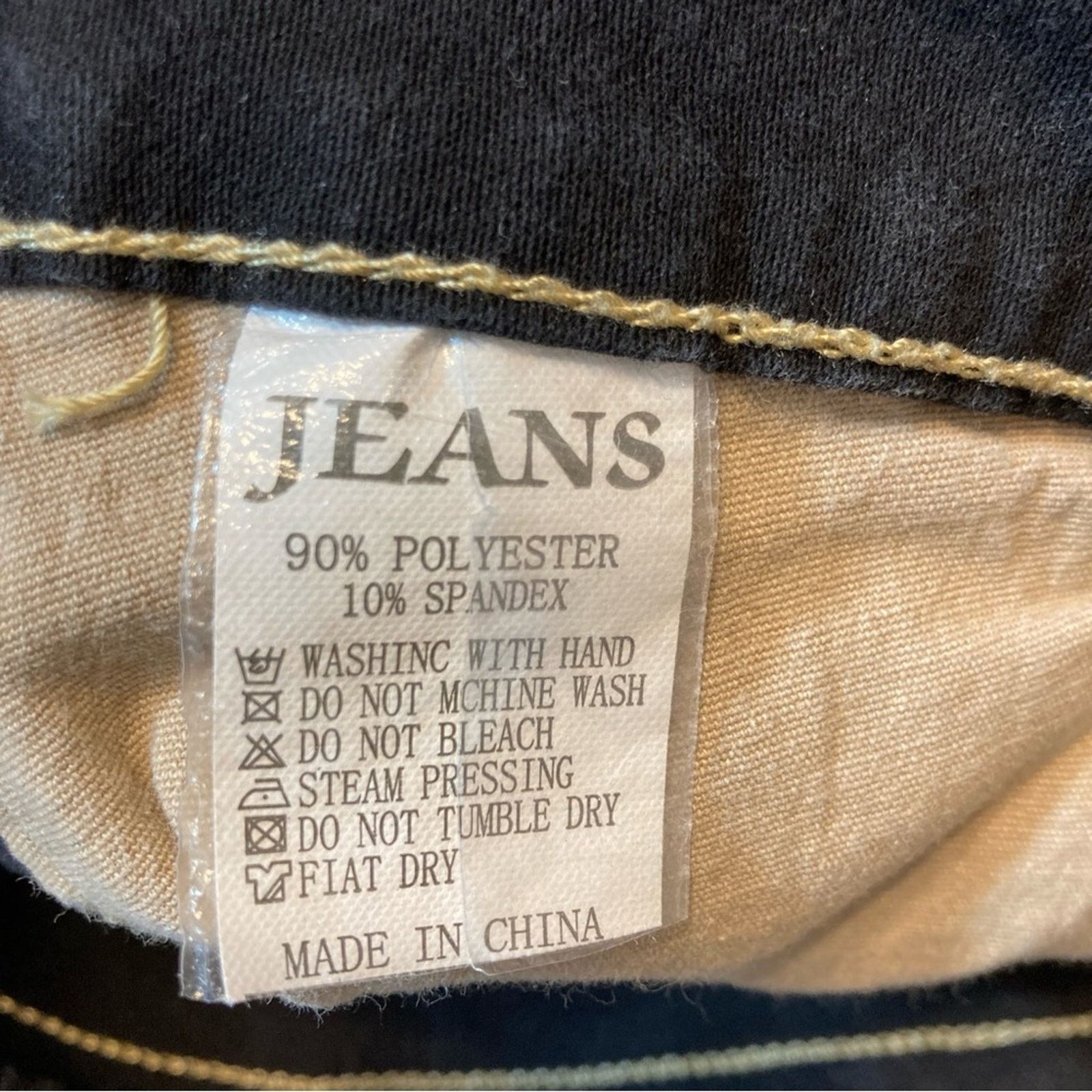 Other Jeans Black White Tan Patchwork Cut Off High Rise Jean Pants Size 27" / US 4 / IT 40 - 10 Thumbnail