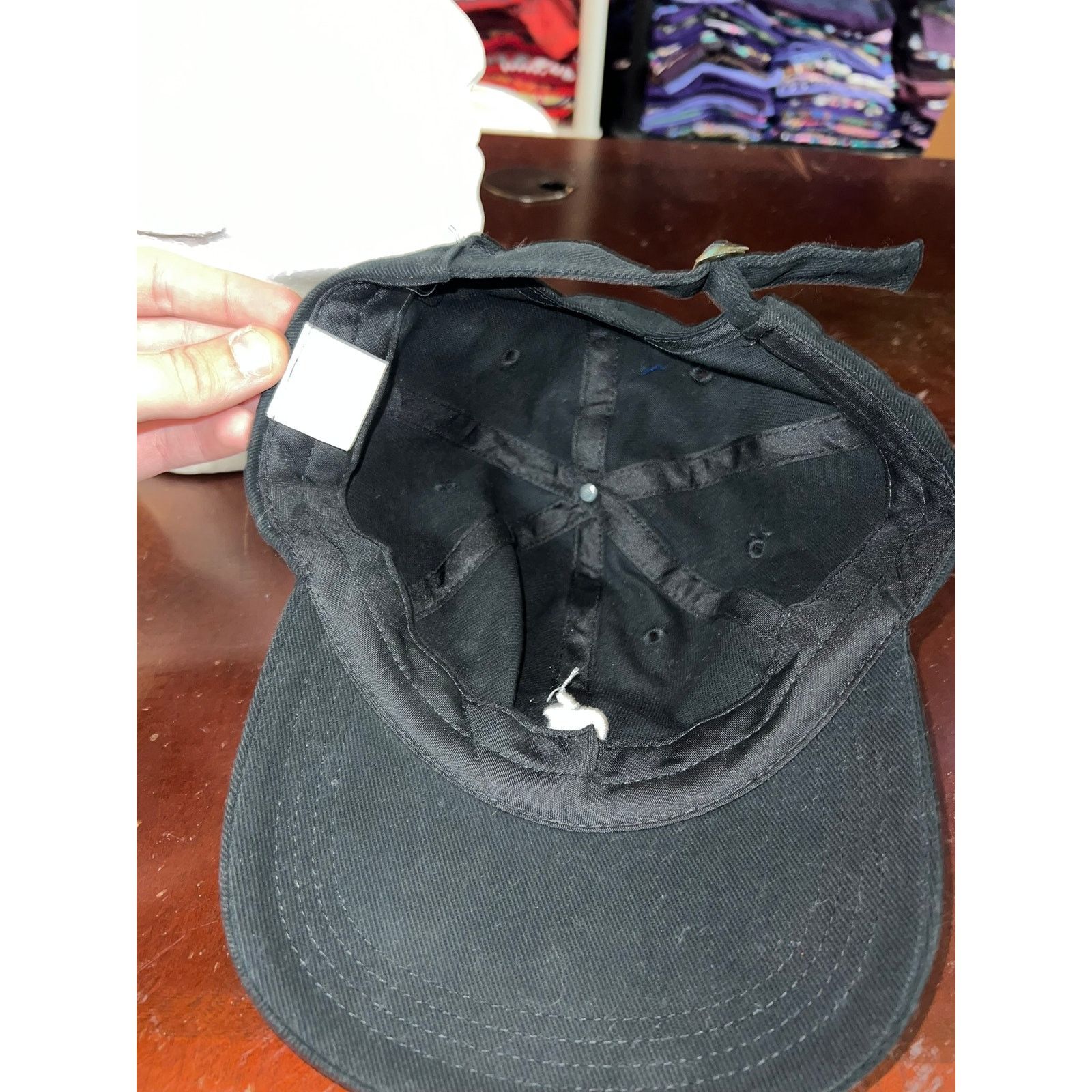 Apple Apple Computer Hat Black White Logo Cap Headwear Promo OS Size ONE SIZE - 6 Thumbnail