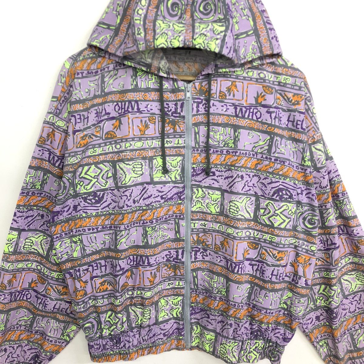 Japanese Brand × Vintage Vintage Motive Fullprint Stripe Design Light Jacket Size US M / EU 48-50 / 2 - 6 Thumbnail