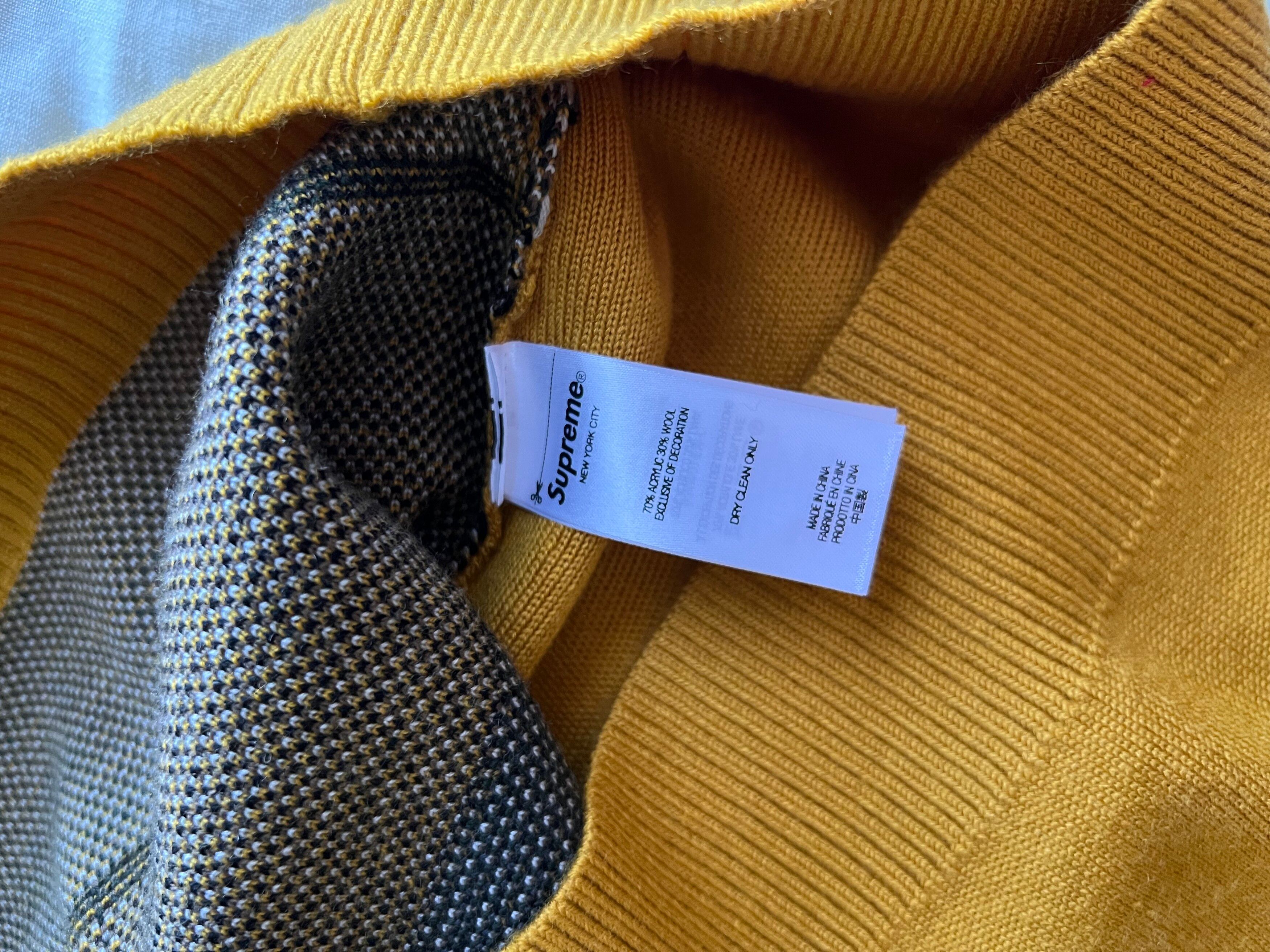 Supreme Supreme American Psycho Sweater in Yellow | Grailed