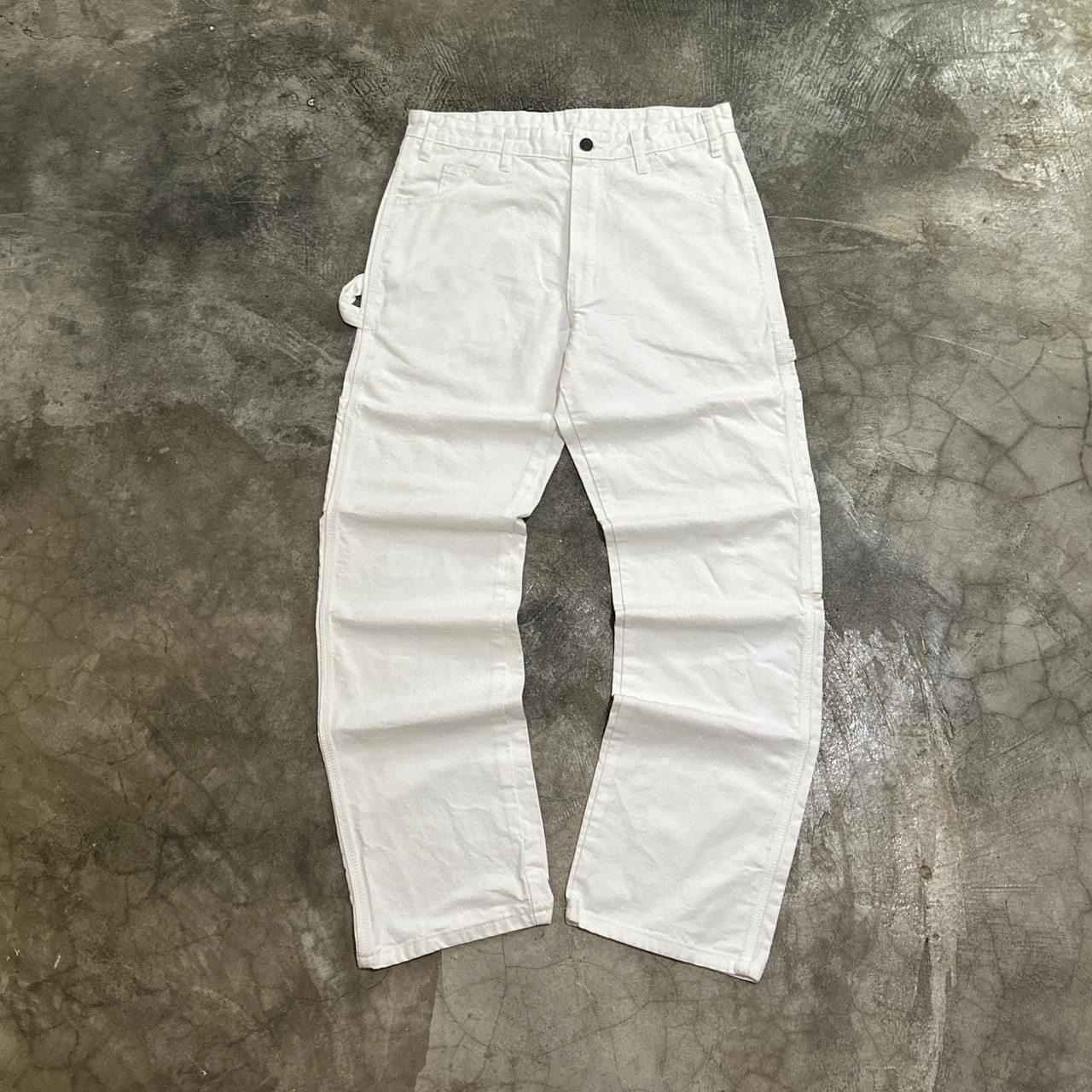 Dickies Vintage Y2K Dickies Carpenter White Pants Size US 32 / EU 48 - 1 Thumbnail