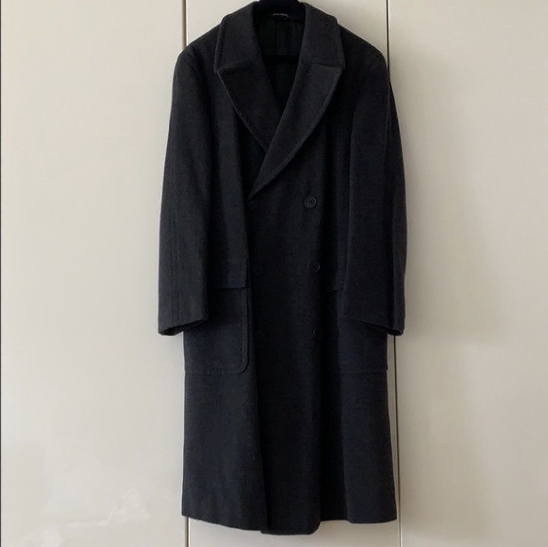Giorgio Armani Giorgio Armani Double Breasted Overcoat Size US L / EU 52-54 / 3 - 2 Thumbnail