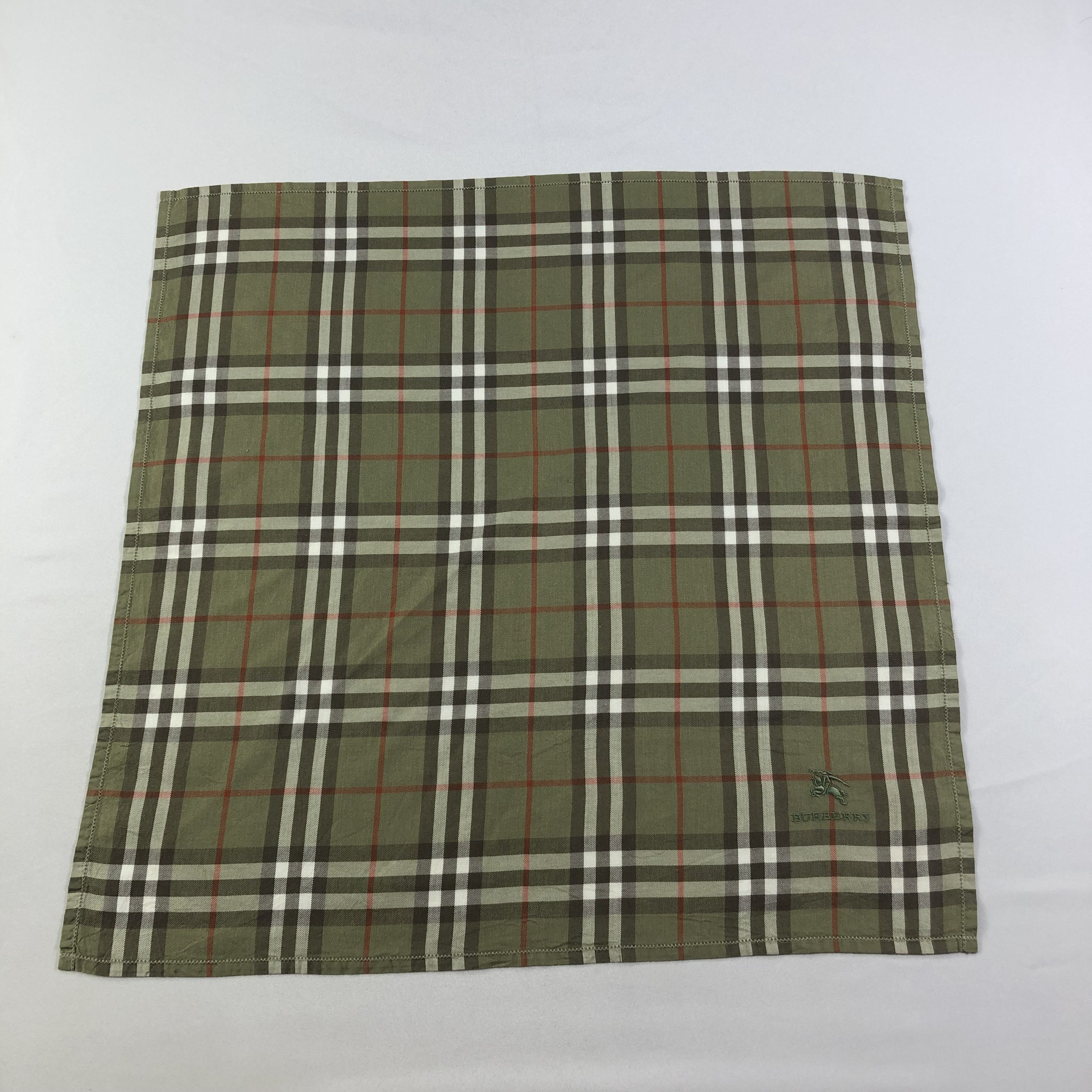 Burberry Burberry Nova Check Handkerchief Neckerchief Bandana H2007 Size ONE SIZE - 2 Thumbnail