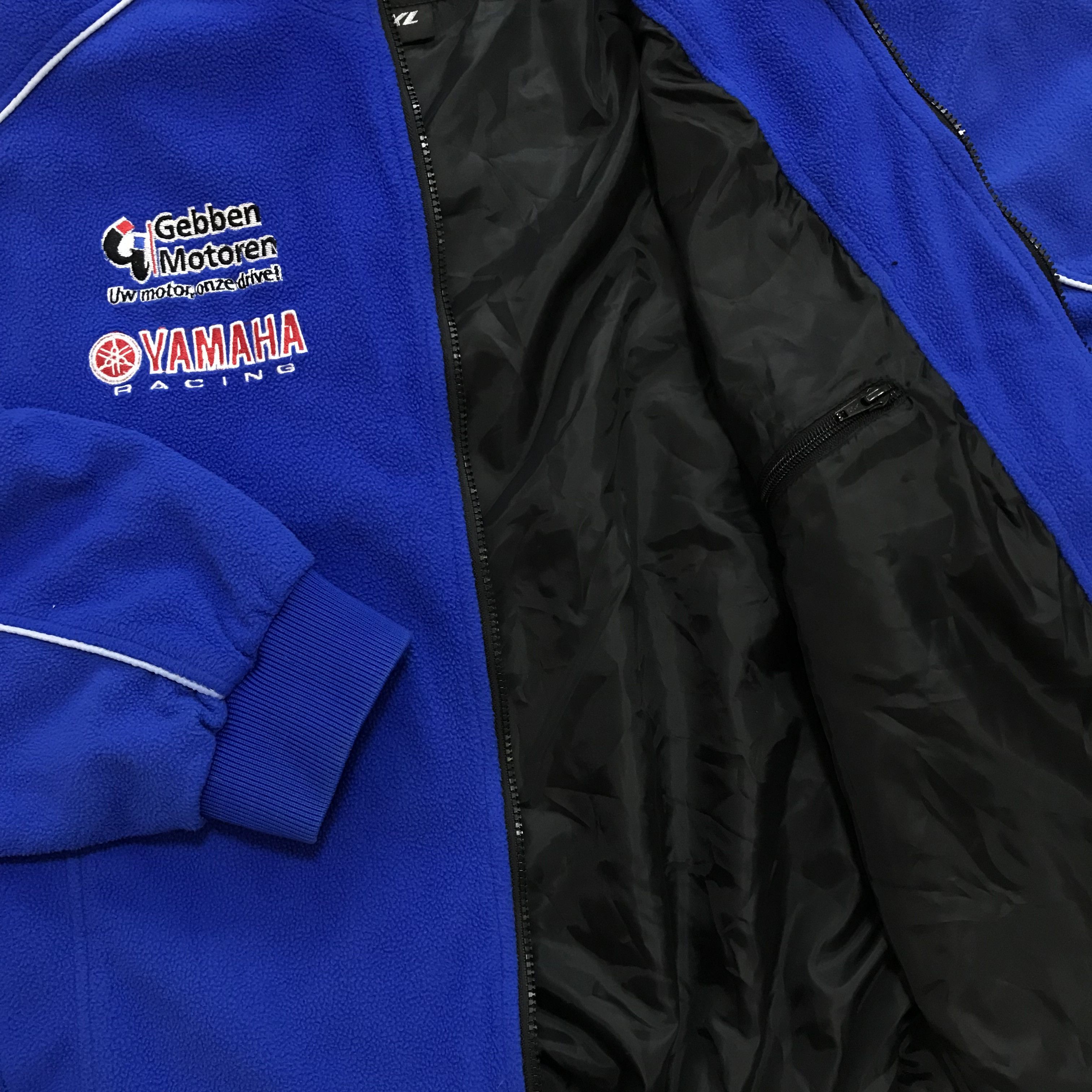Yamaha YAMAHA Vintage Bomber Fleece Jacket Racing Motorcycle 90s Size US XL / EU 56 / 4 - 5 Thumbnail