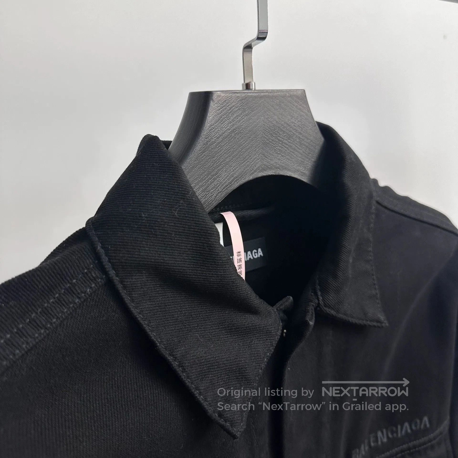 Balenciaga Balenciaga GW Embroidered Denim Jacket. Size US S / EU 44-46 / 1 - 3 Thumbnail