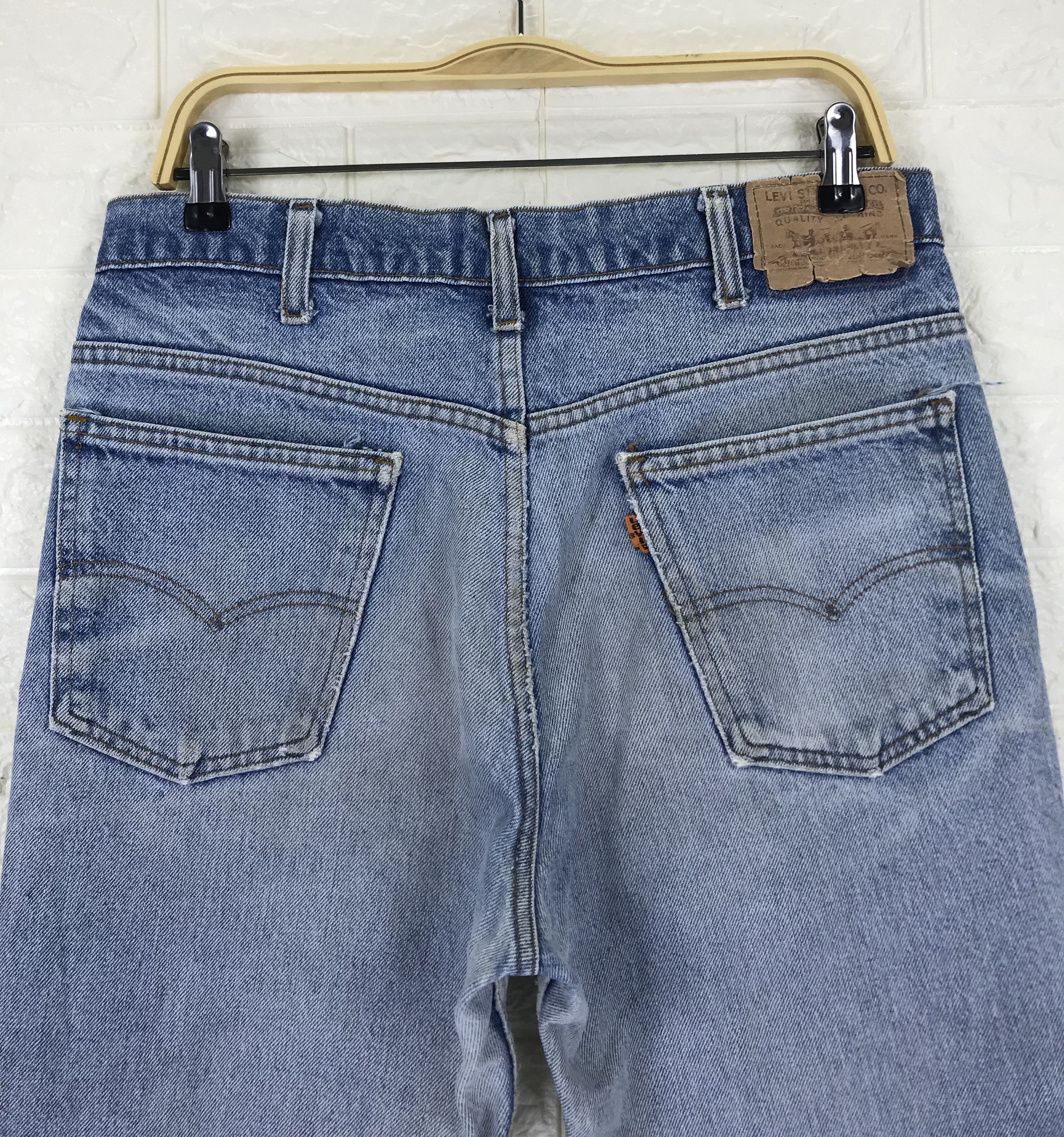 Levi's Vintage 80s Levi's 517 Flare Jeans Orange Tab Denim Size US 32 / EU 48 - 6 Thumbnail
